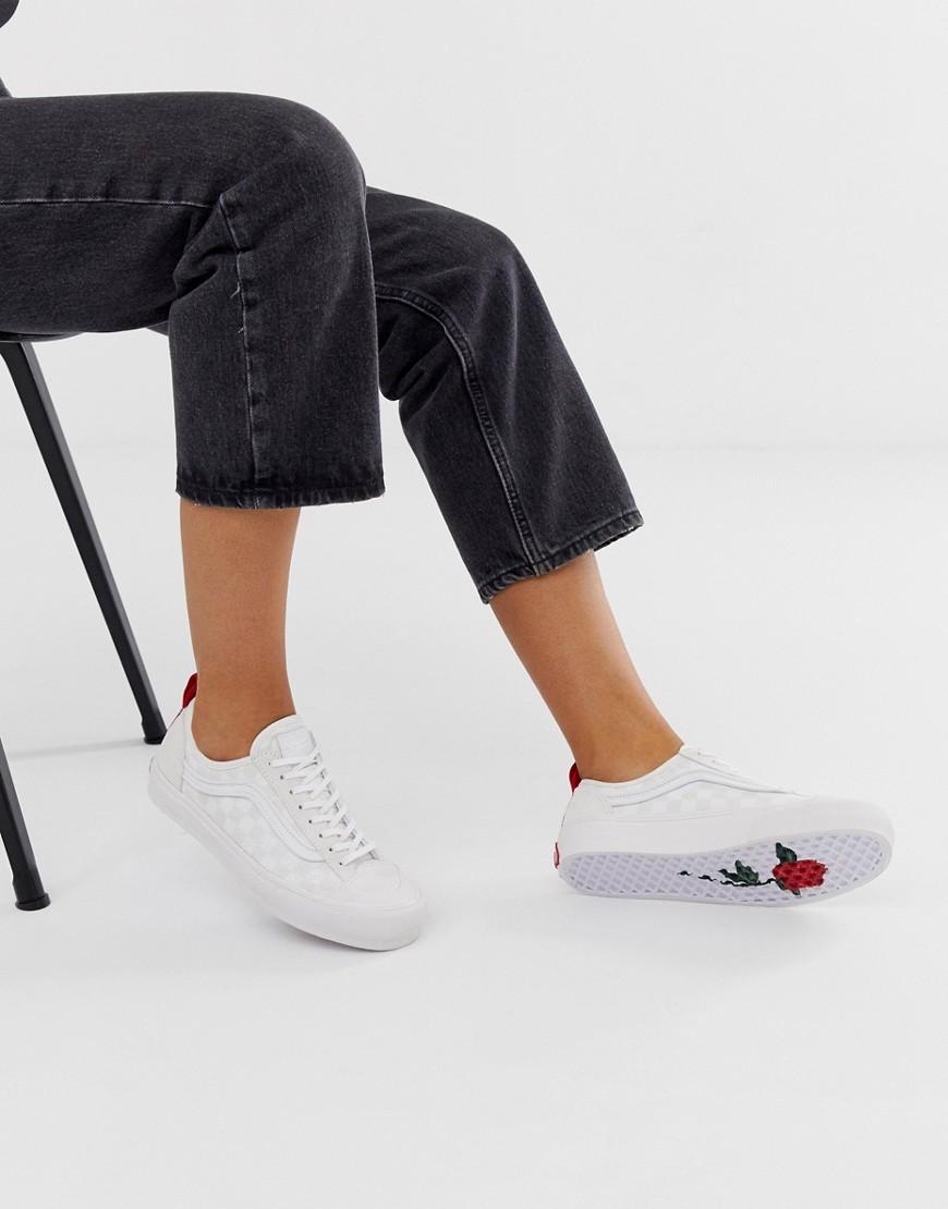 vans bianche disegnate