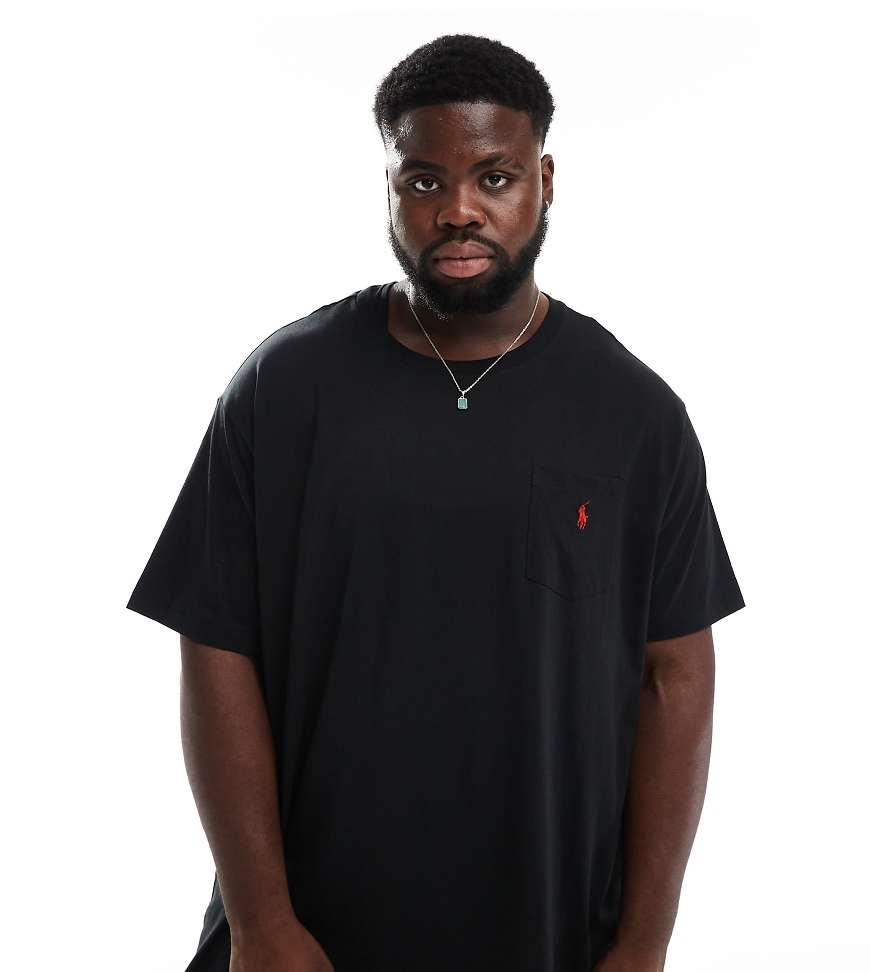 Polo Ralph Lauren Big Tall Icon Logo T-shirt in Black for Men
