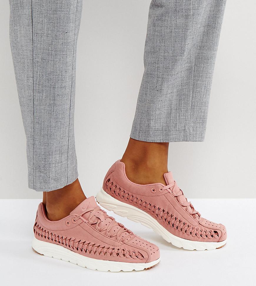 Nike Suede Mayfly Woven Trainers In 