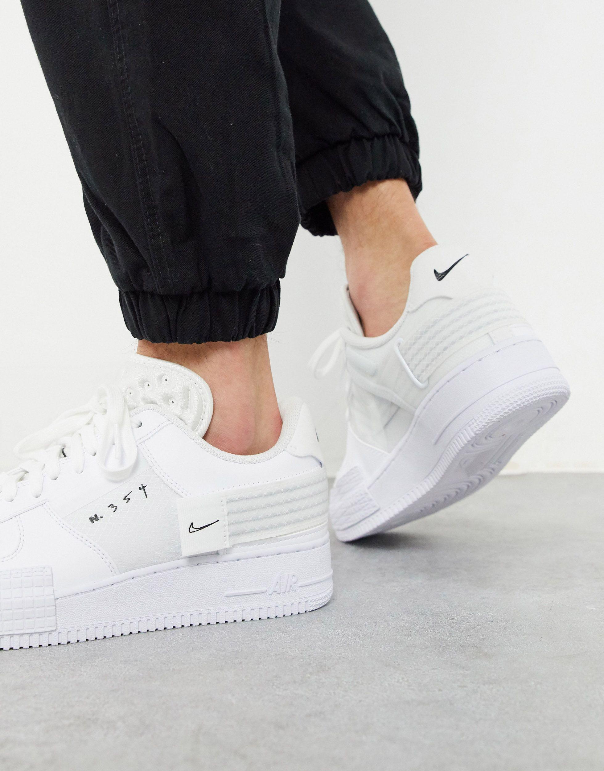 Nike Leather N. 354 Air Force 1 Type in White for Men - Lyst