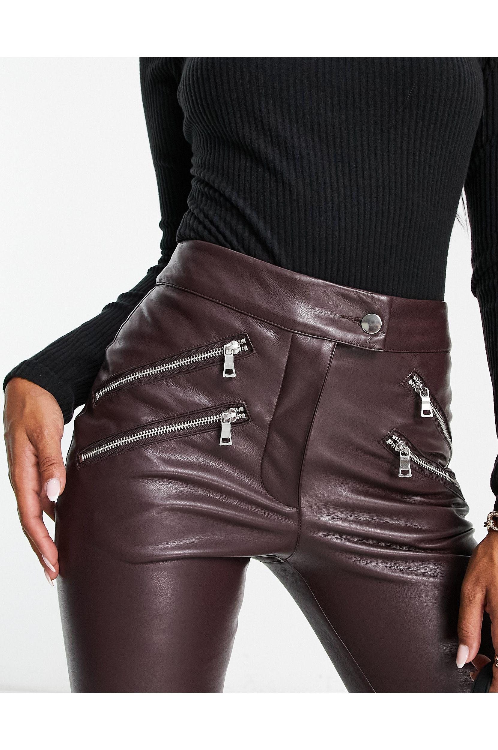 Mercader TROUSERS - Leather trousers - black - Zalando.de