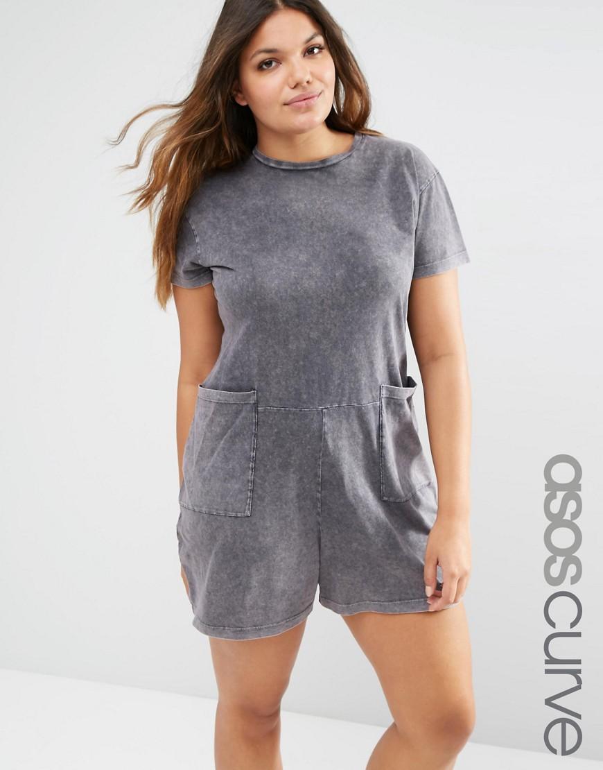 Shop by category ASOS khaki green jumpsuit Size 18 Measurements - Underarm to underarm - 22” Waist - 18” (Elasticated so easily stretches few more inches) Inside leg length - .