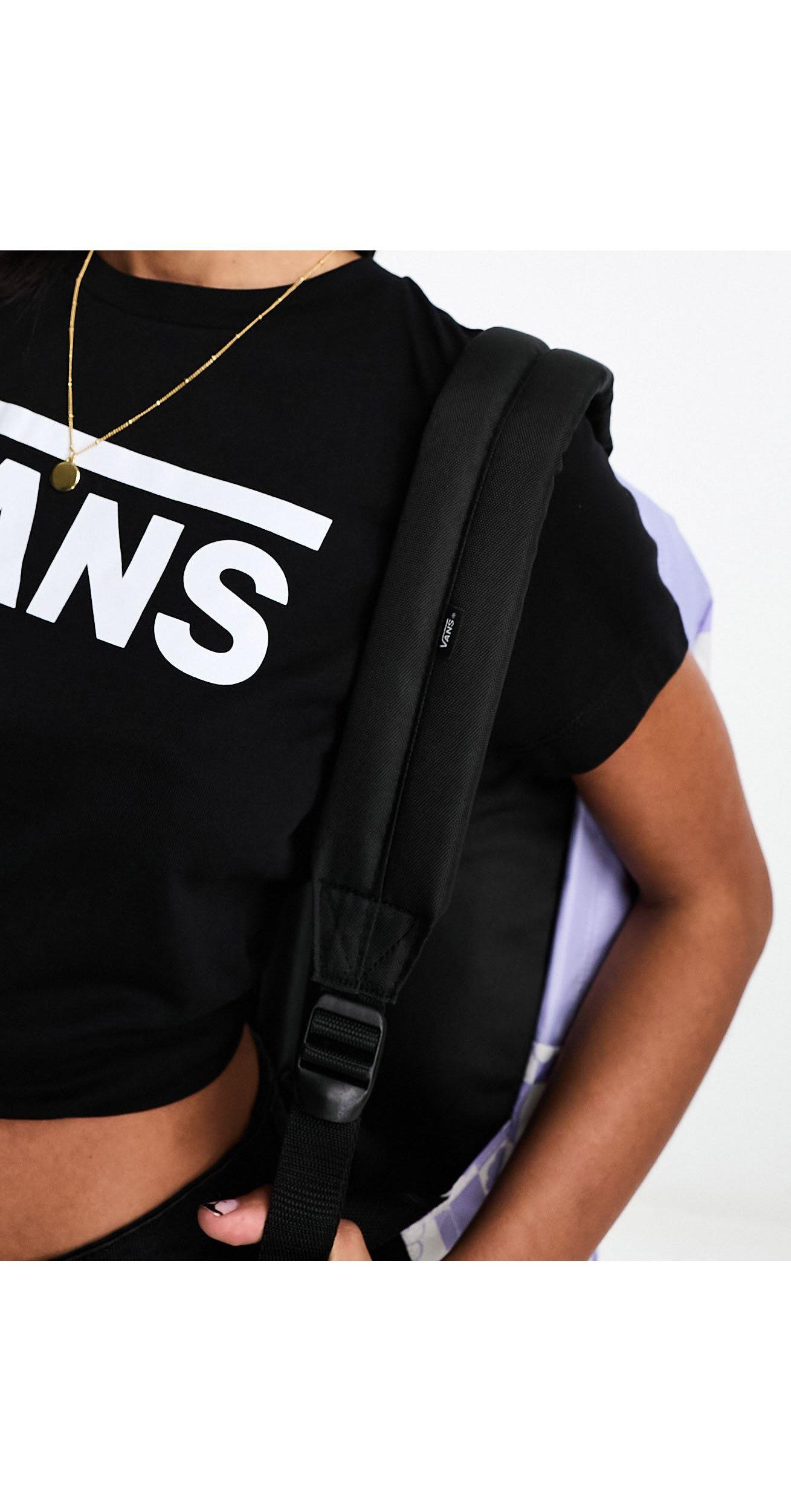 Mochila a cuadros dameros realm Vans de color Blanco Lyst