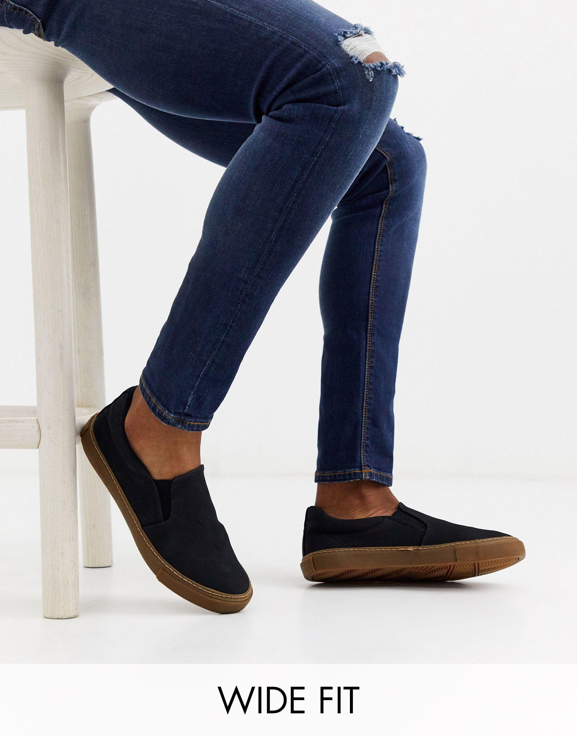 wide fit slip on