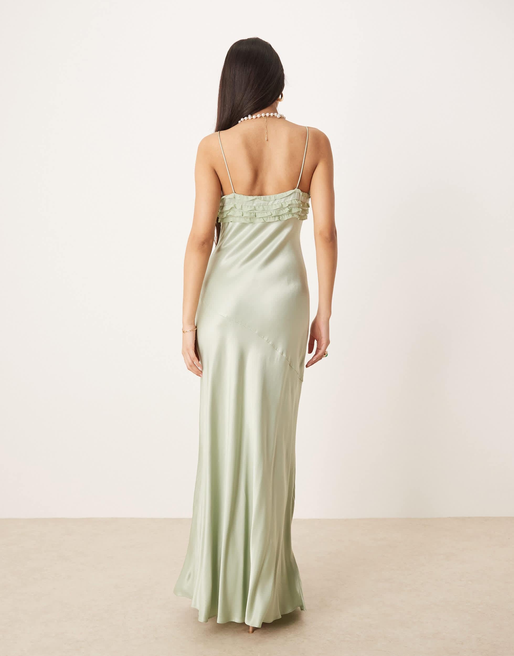 for love and lemons natalie maxi dress For Love & Lemons Natalie Maxi Dress in Natural