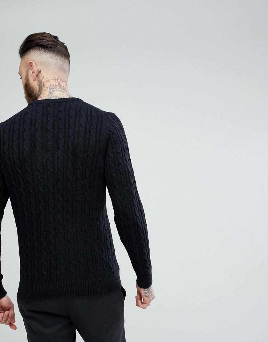 farah black jumper