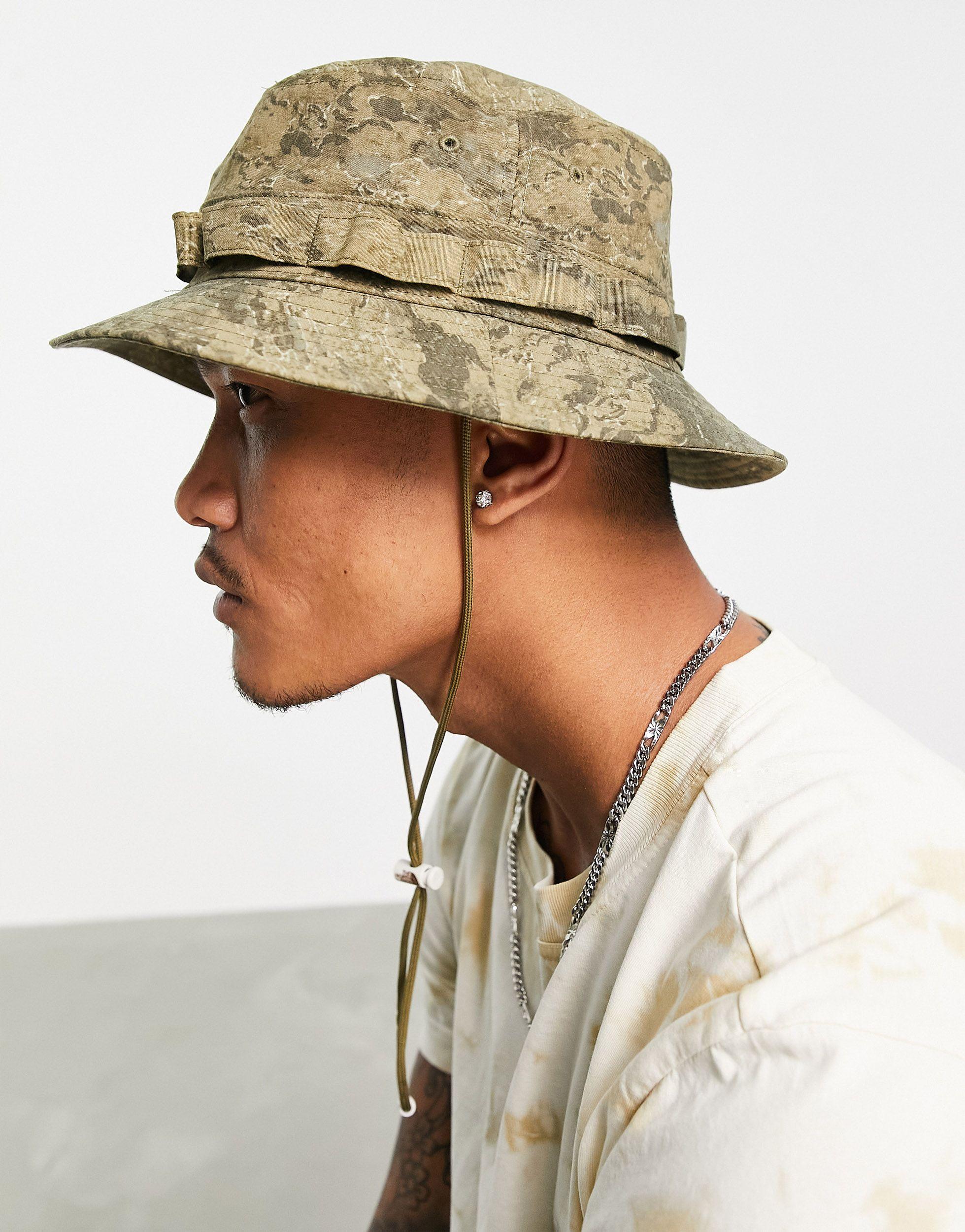 Brimmer Bucket Hat in Green for Men 