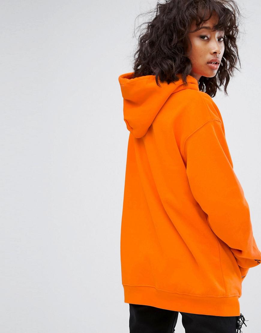 Orange skate hoodie sale