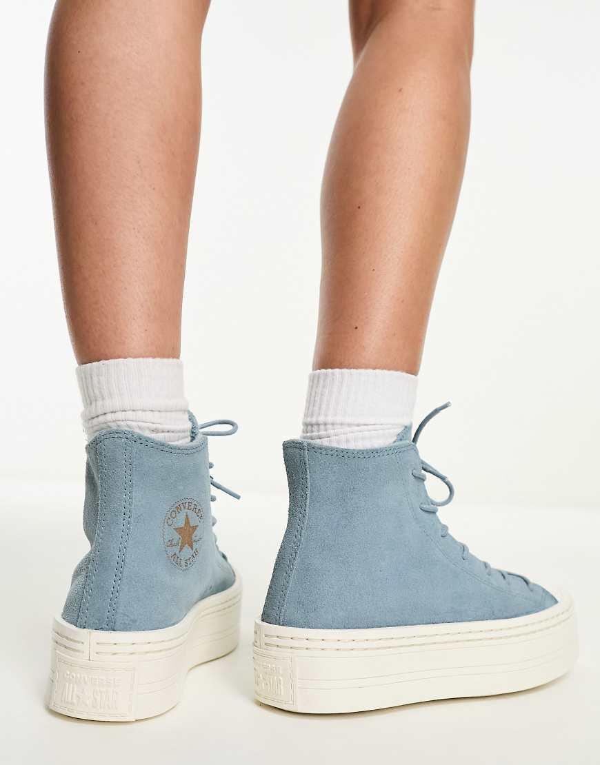 blue suede converse high tops