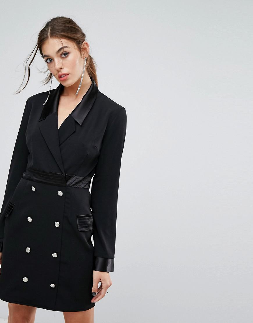 tuxedo dress pretty little thing