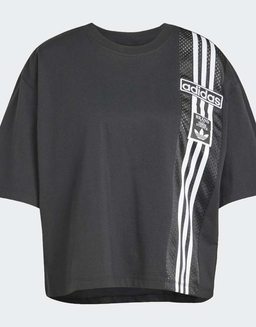 Asos Grey Adidas Crop Top Asos Adidas Originals Adibreak Long