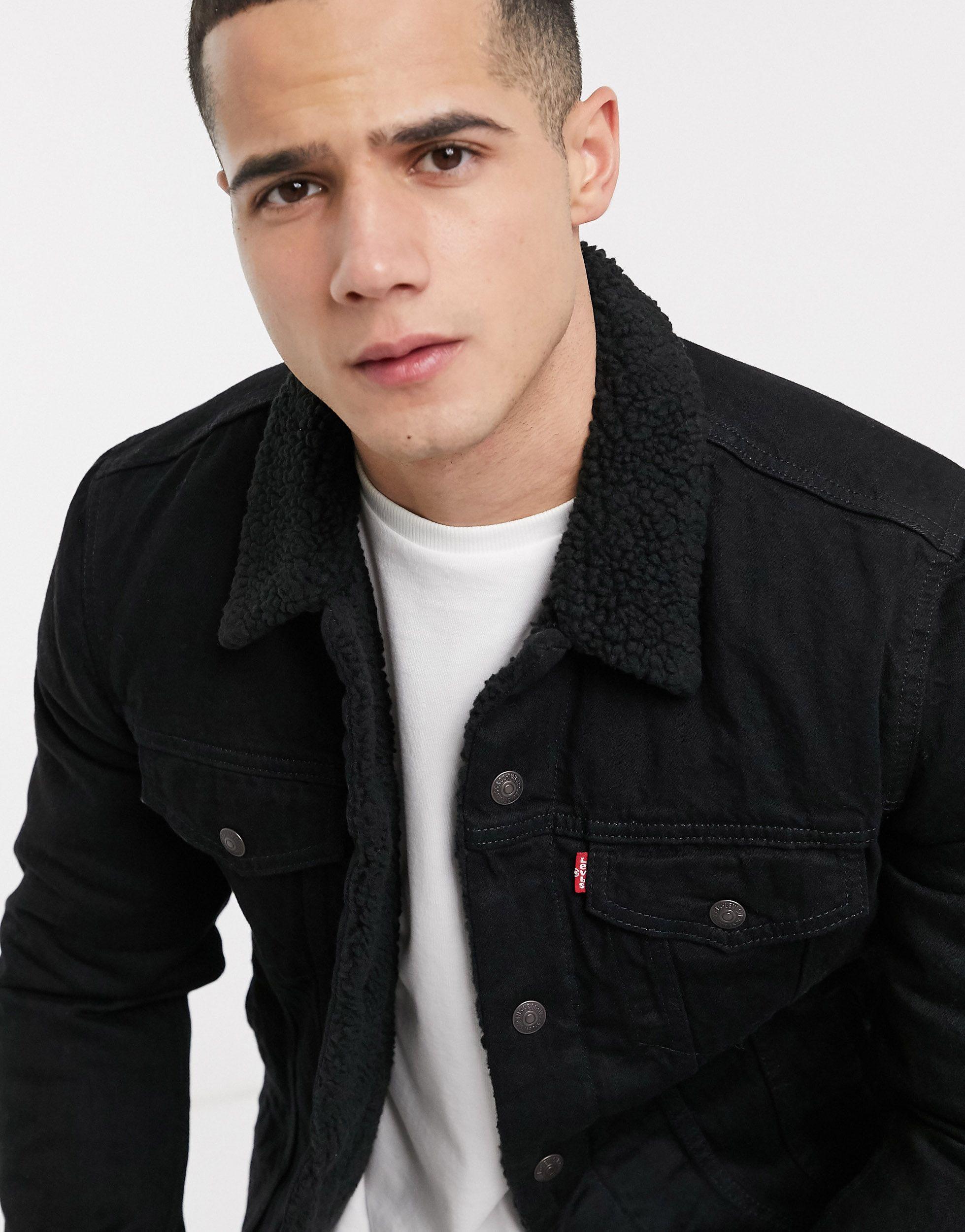 type 3 fleece lined trucker jacket