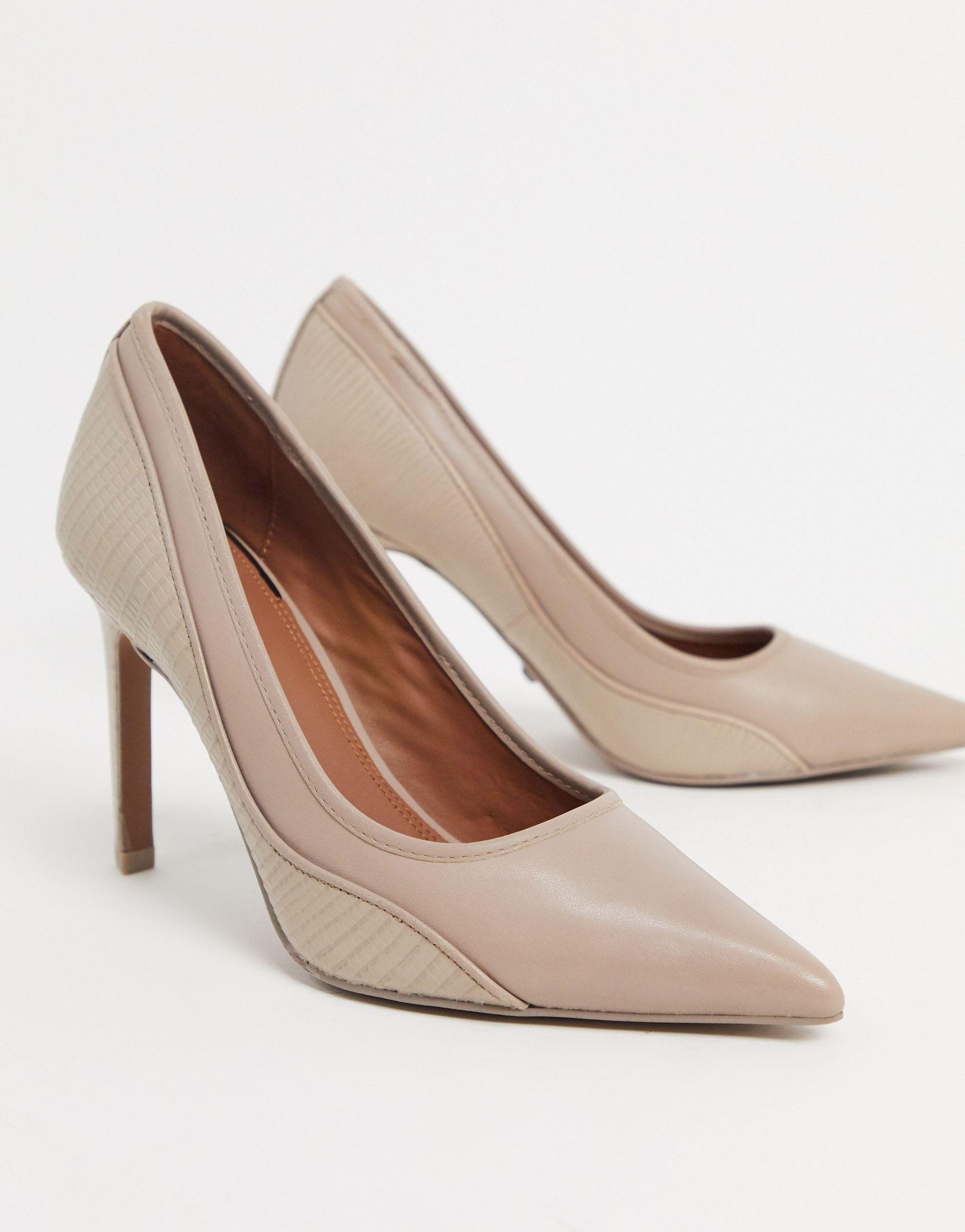 Reiss store nude shoes