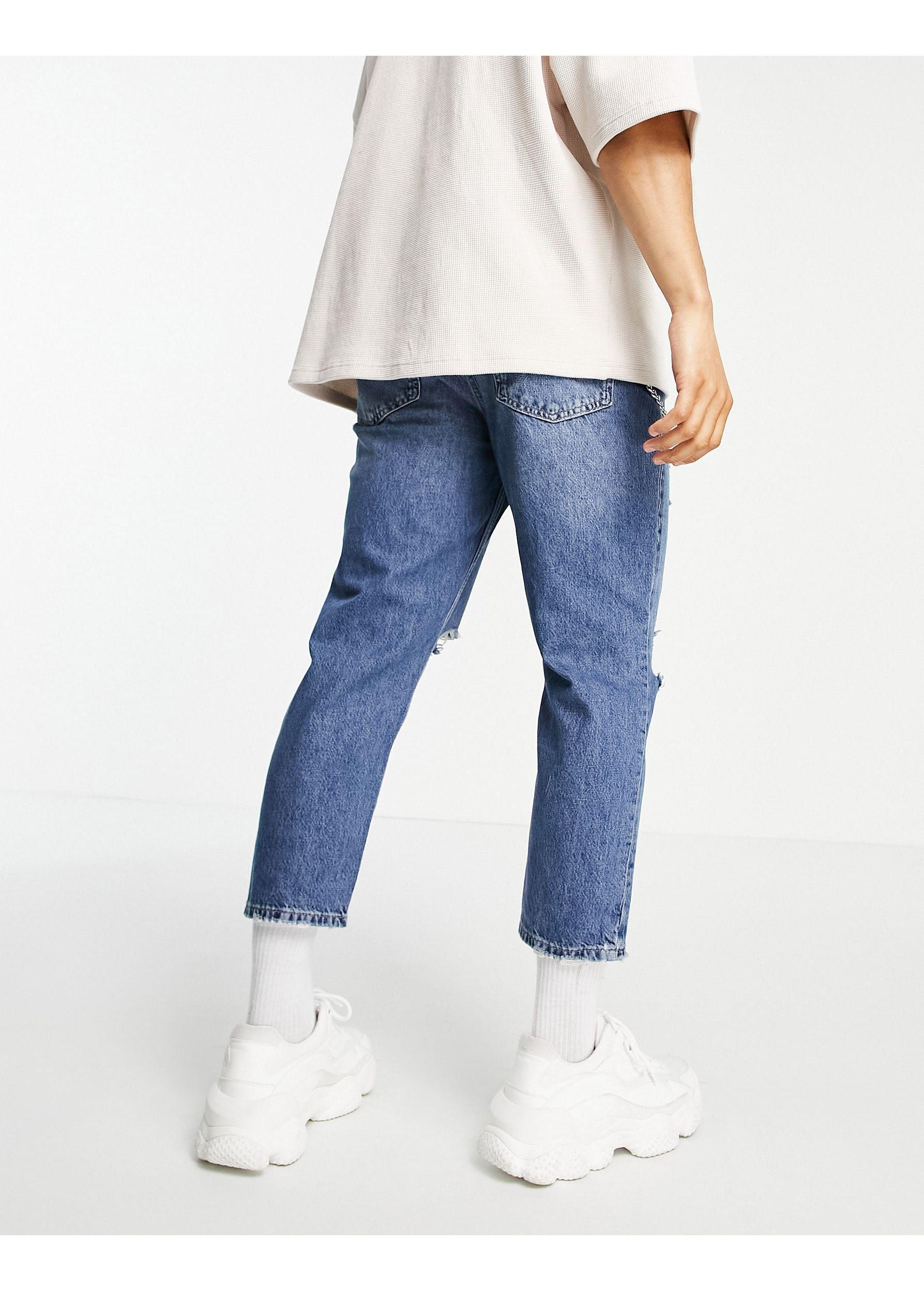 Pull\u0026Bear Denim Relaxed Fit Jeans With 