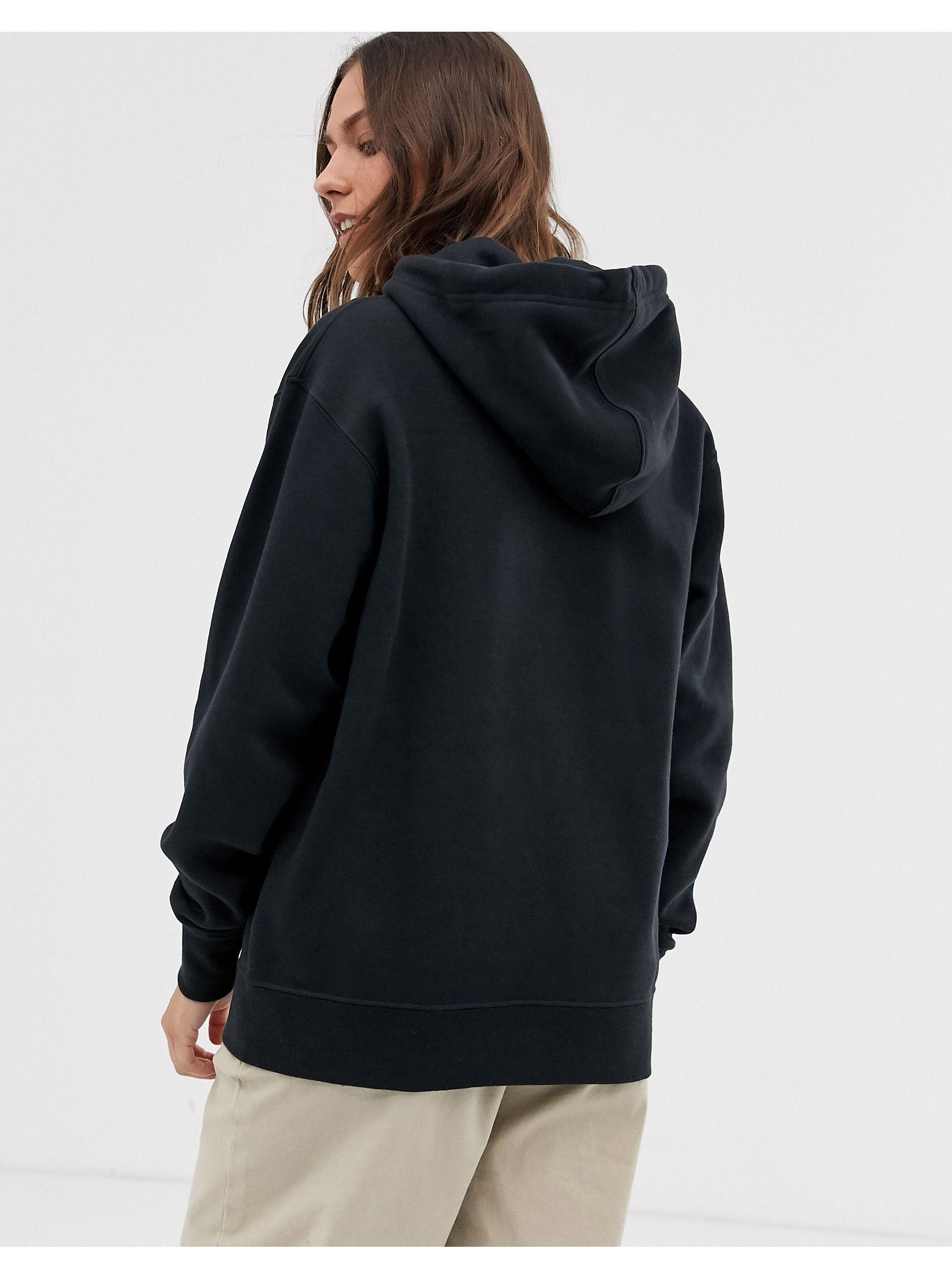 Oversized black nike hoodie Outlet