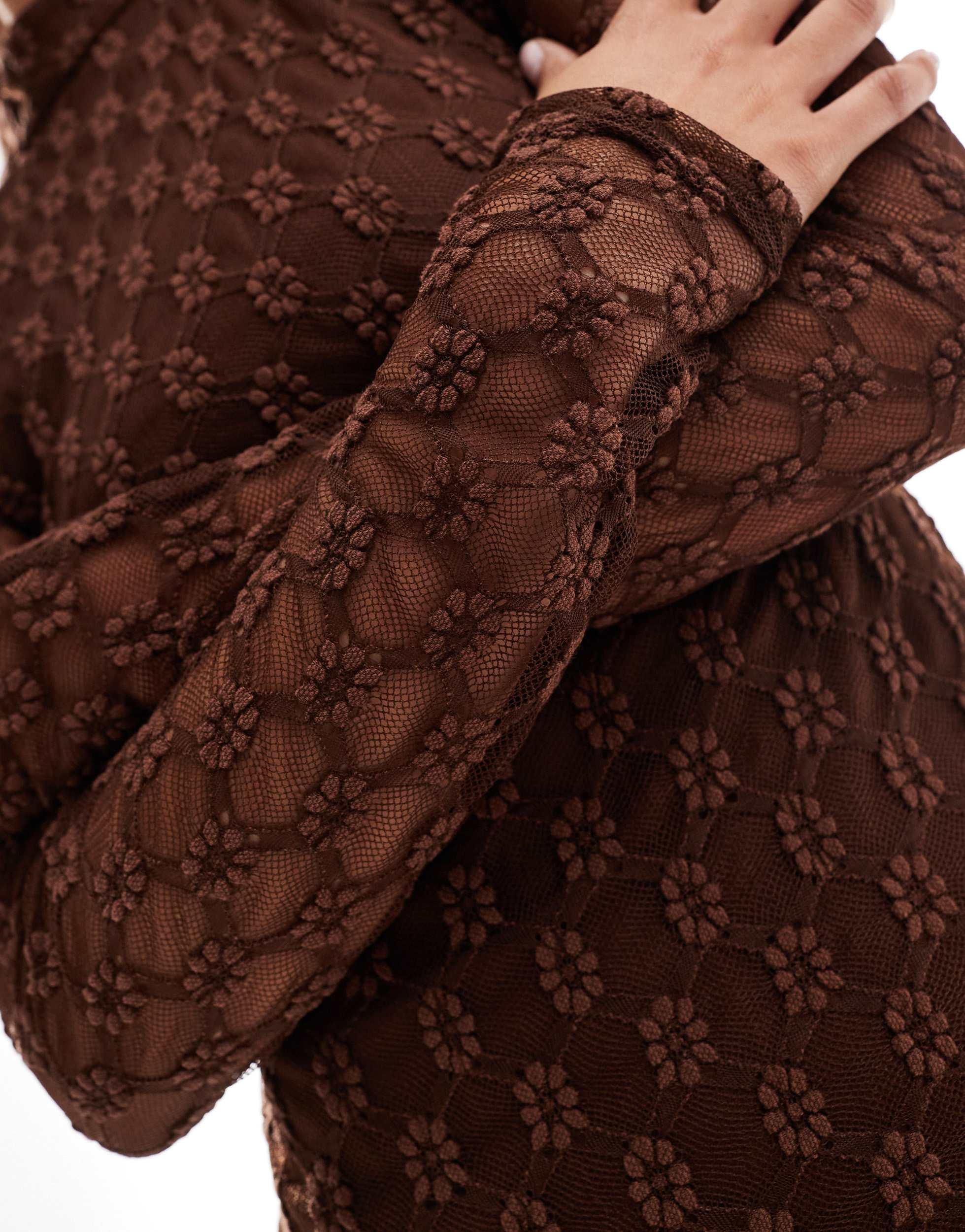 cape dress brown Asymmetric Cape Dress | Soft Bordeaux