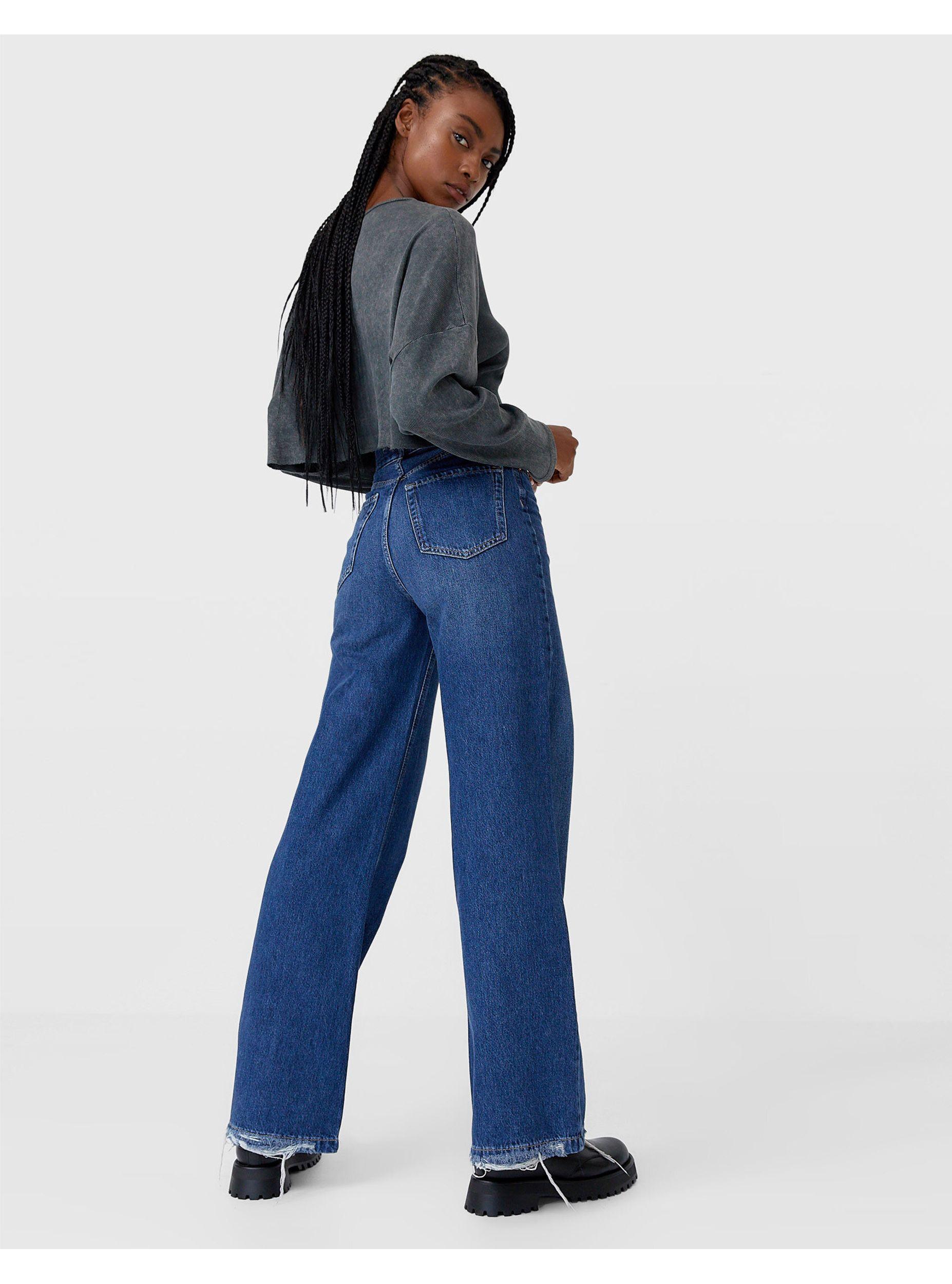 Super wide leg jeans 90s Clearance