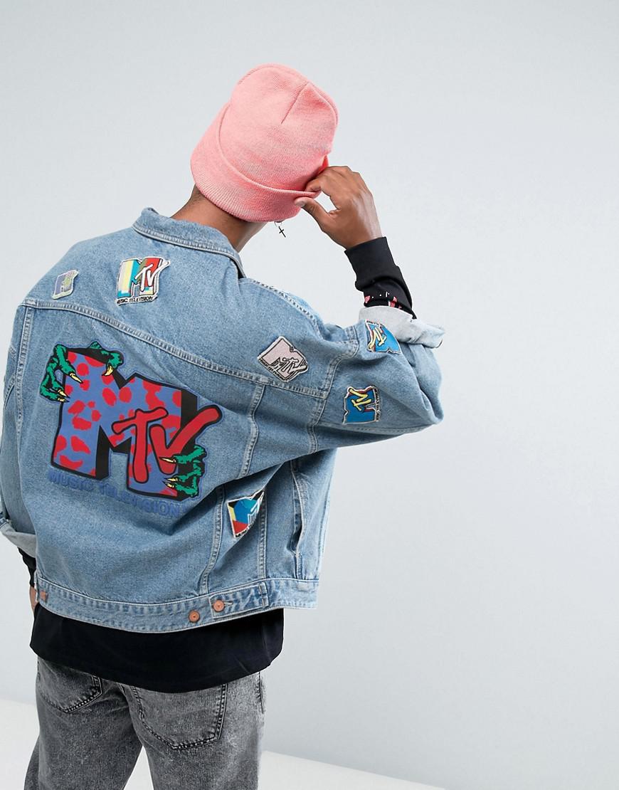 asos long denim jacket