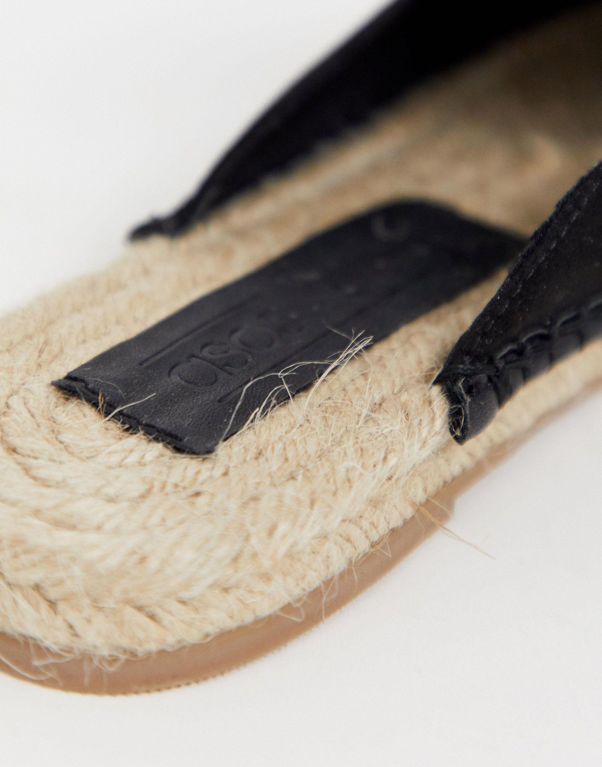 black mule espadrilles
