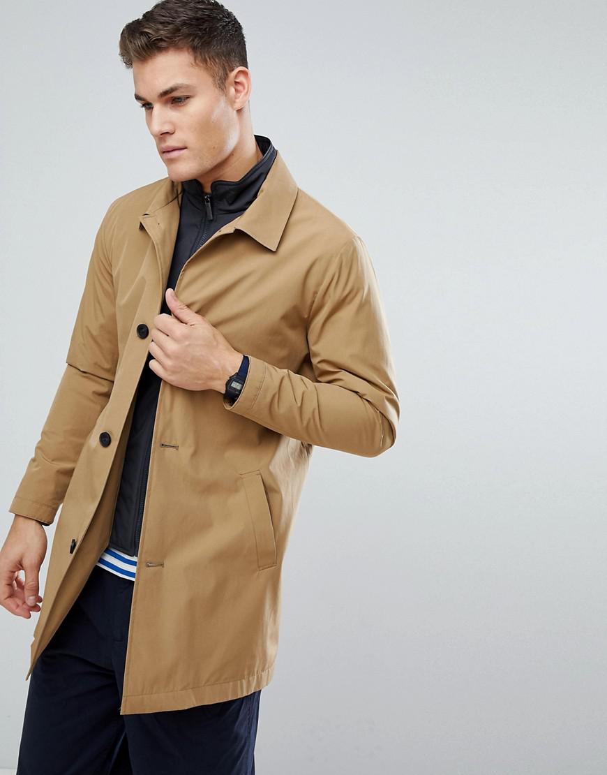Lyst - Common People Single Breasted Mac in Natural for Men