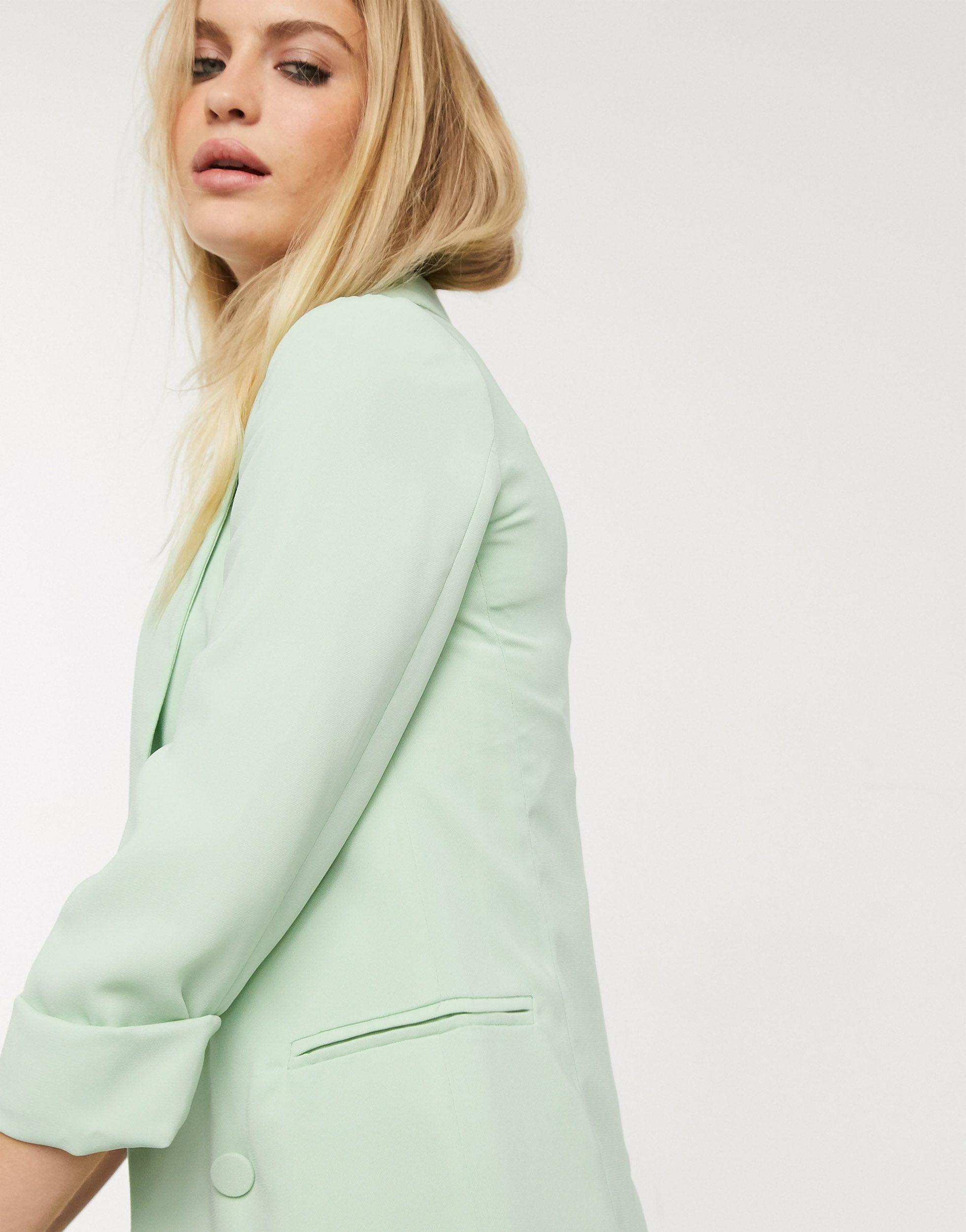 Ensemble tailleur vert 2025 menthe