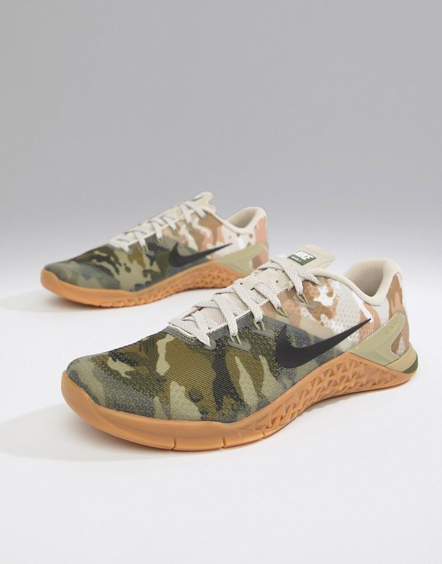 Metcon 4 - Baskets - Camouflage AH7453-300 Nike pour homme en coloris Vert  | Lyst