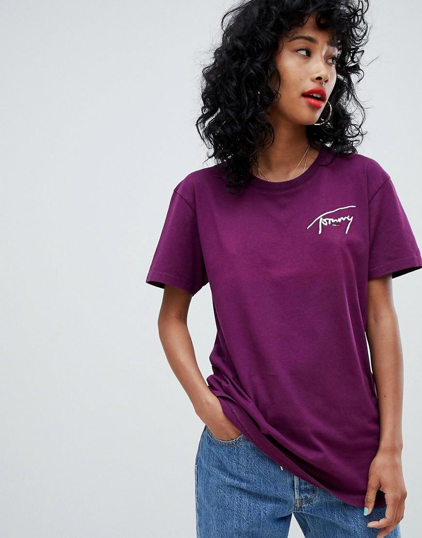 Tommy Hilfiger Purple T Shirt Hot Sale, SAVE 56%.