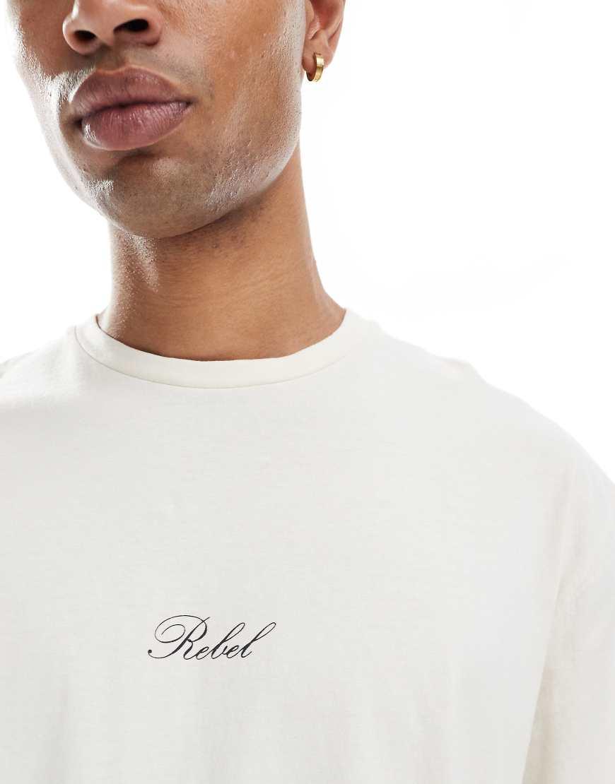 Redefined Rebel Maxton – T-shirt Uomo Manica Corta, Girocollo, Colore Faded Brown, Taglia S