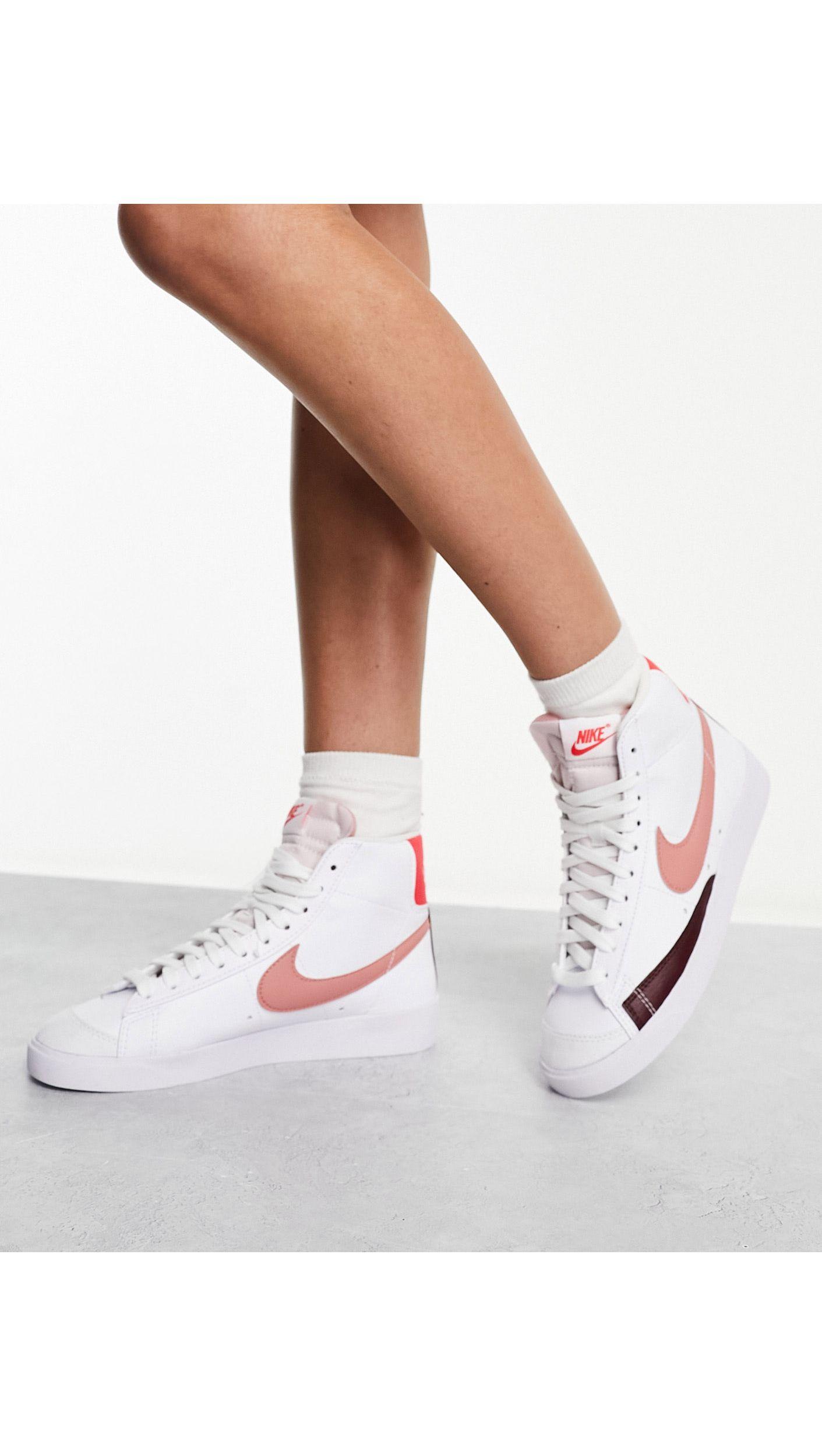 Nike blazer white on sale mid