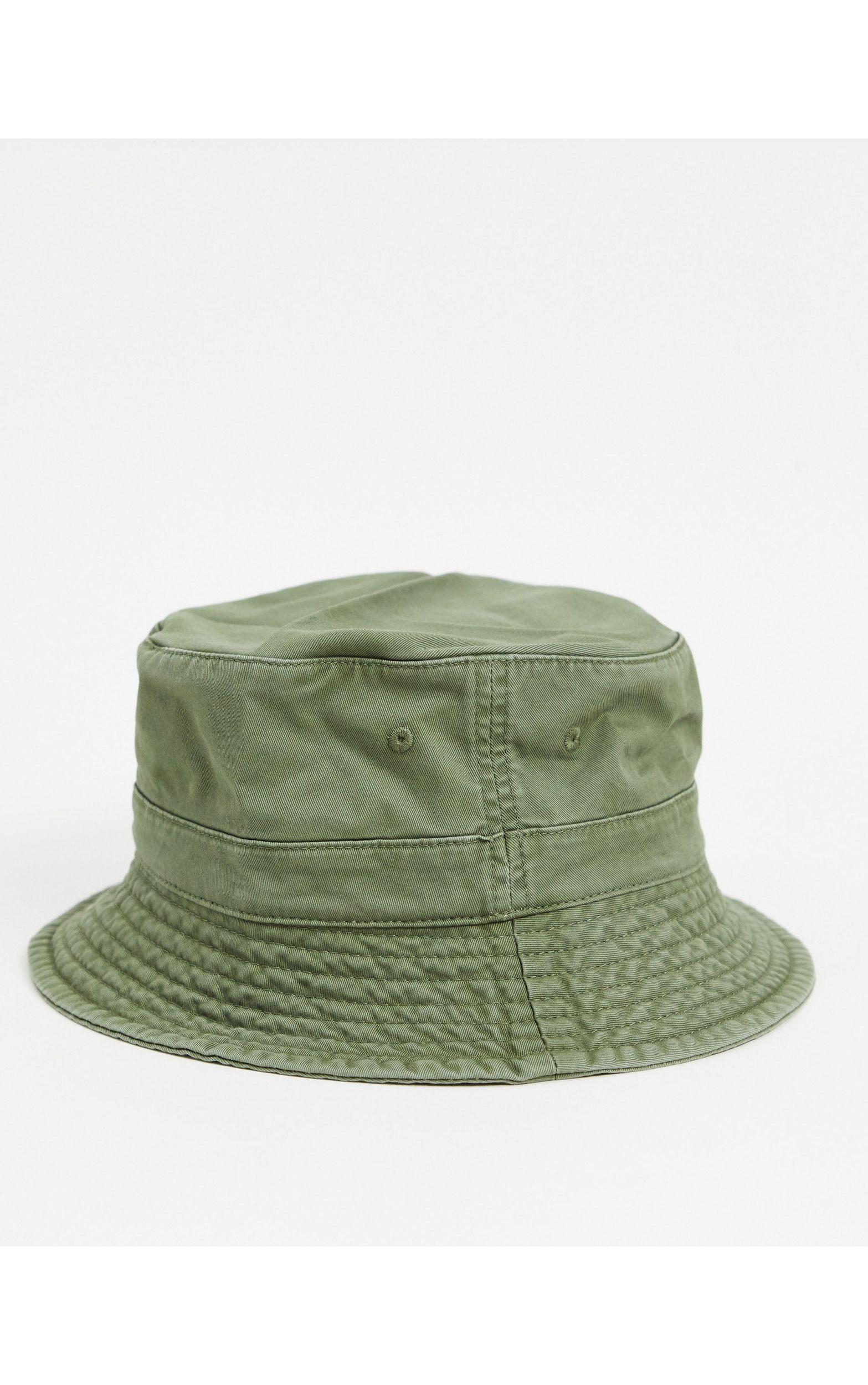 Polo Ralph Lauren Bucket Hat in Green for Men - Lyst