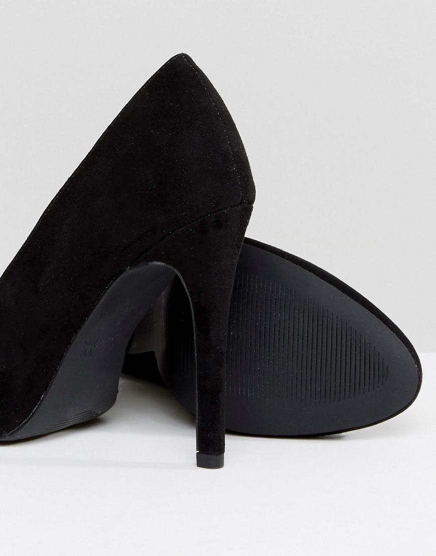 new look black high heels