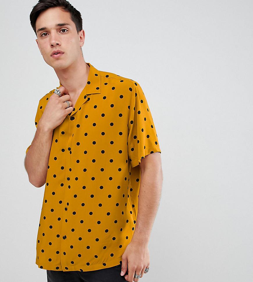 mustard polka dot