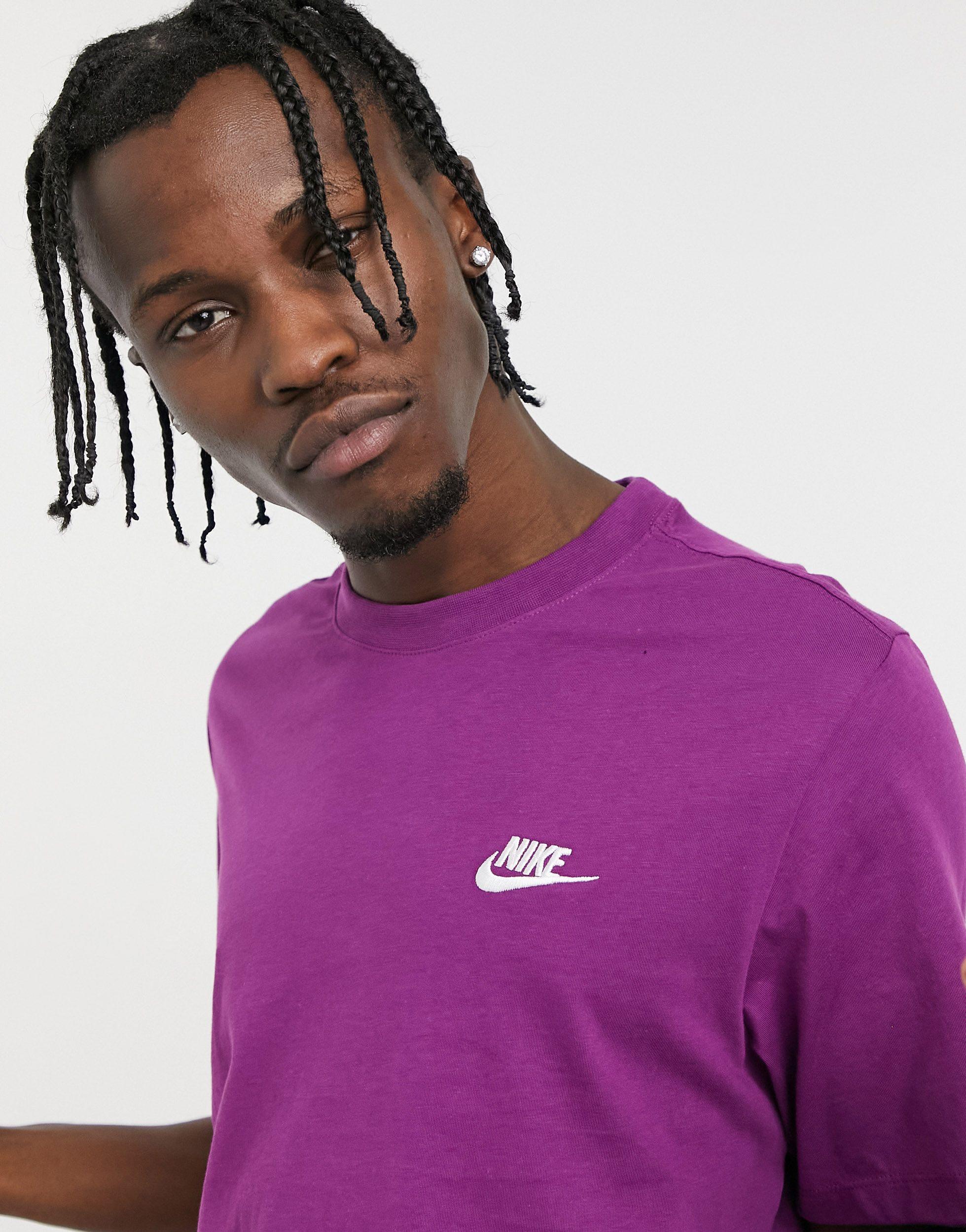 Nike Club T-shirt in Purple for Men | Lyst Canada
