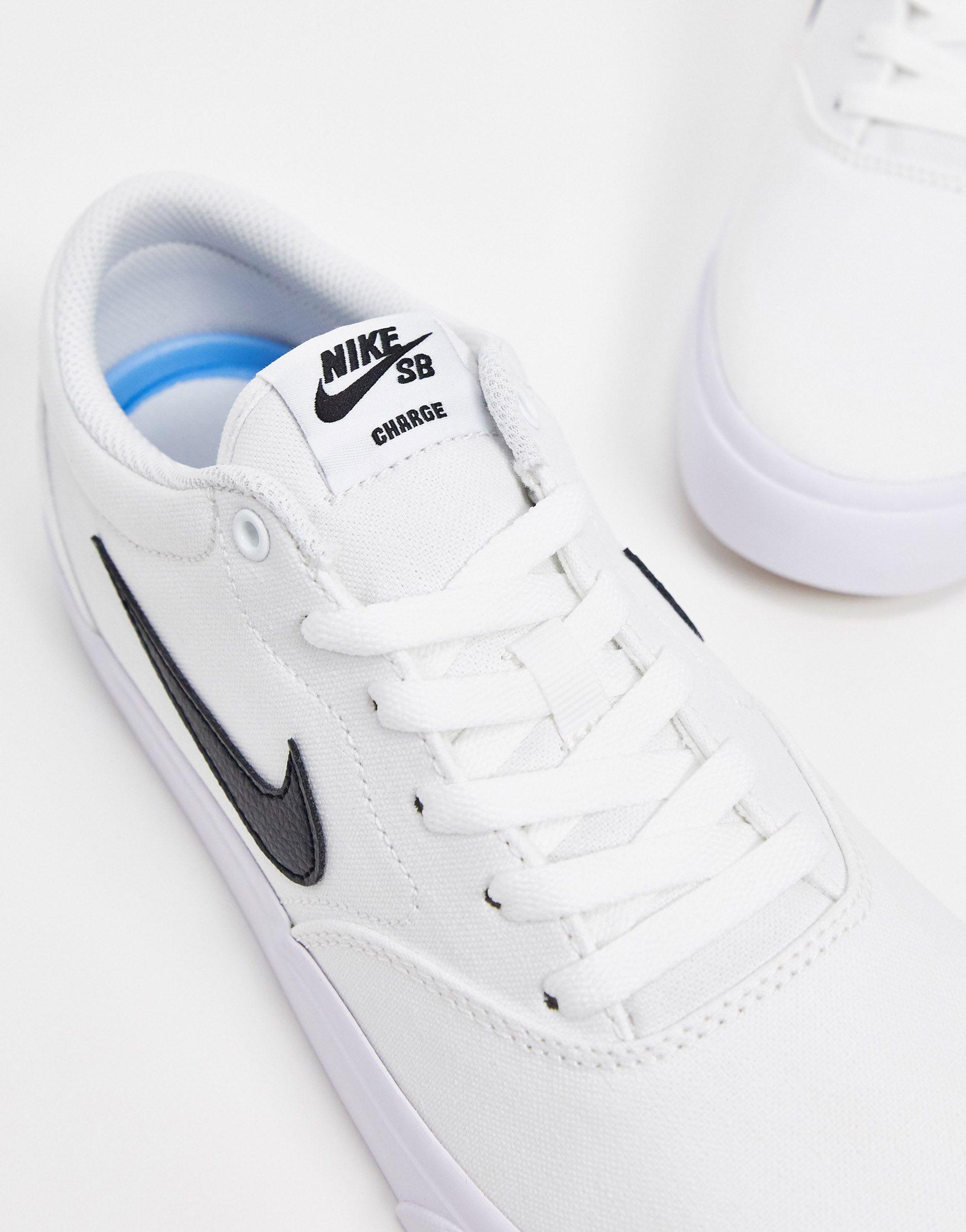 Charge - baskets en toile Cuir Nike pour homme en coloris Blanc - Lyst