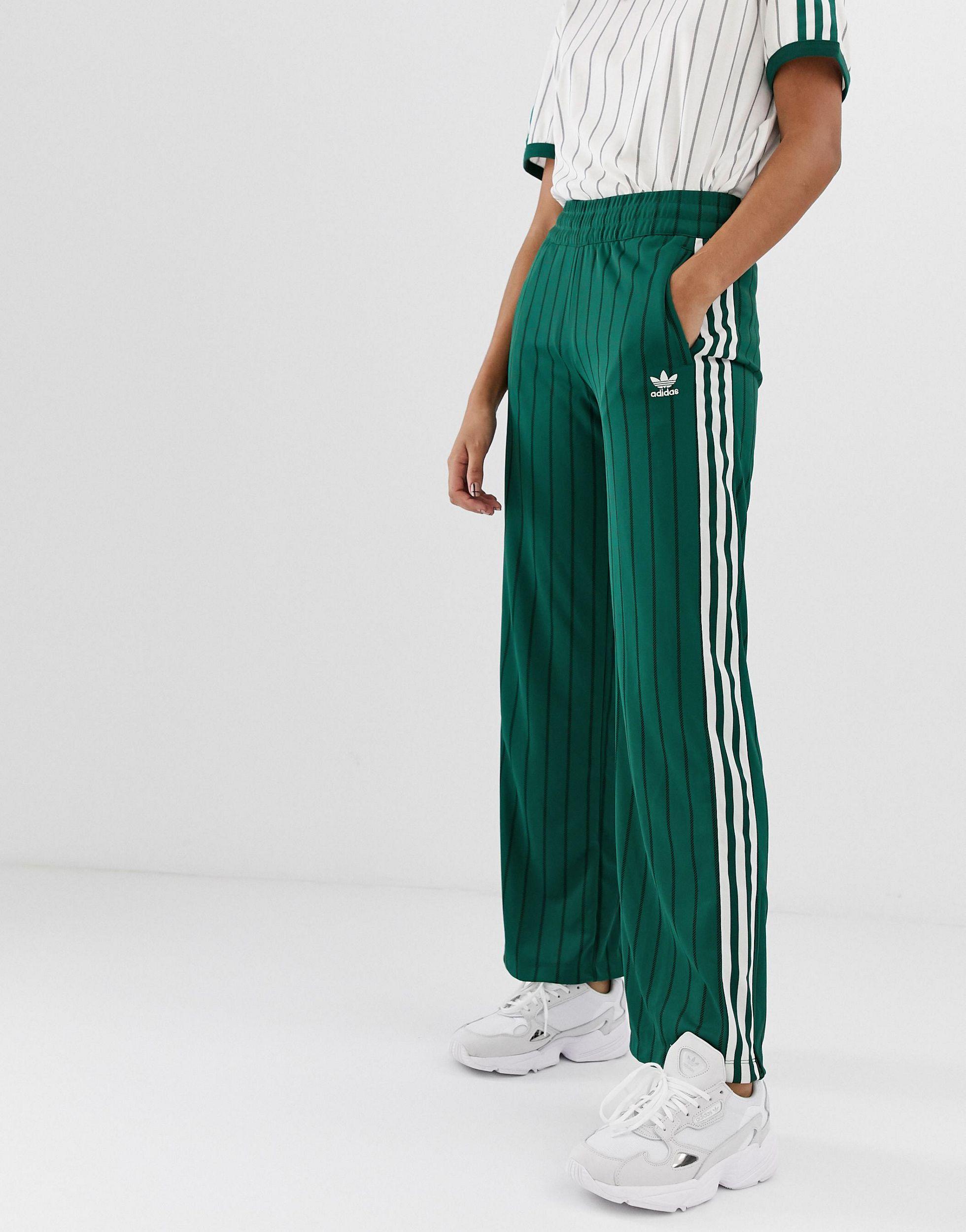 adidas Originals Track Pants in Green | Lyst