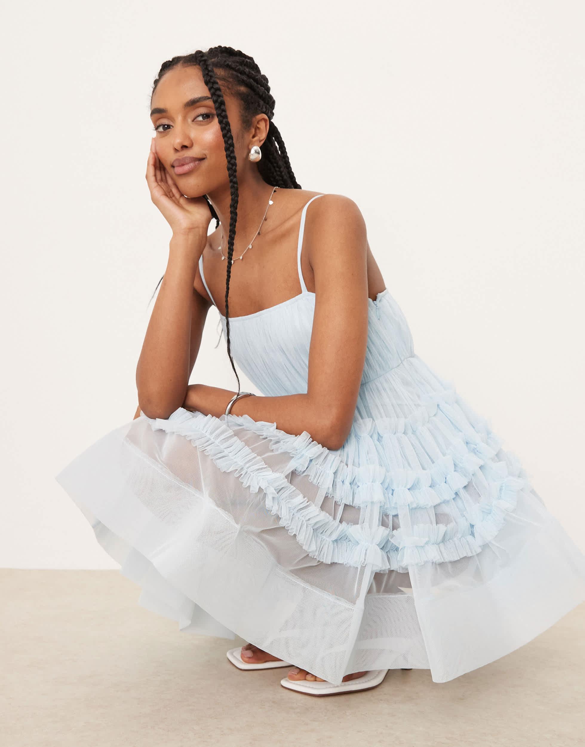 aqua by aqua white dress AQUA ORGANZA EVOLUTION DRESS  Bianca Spender