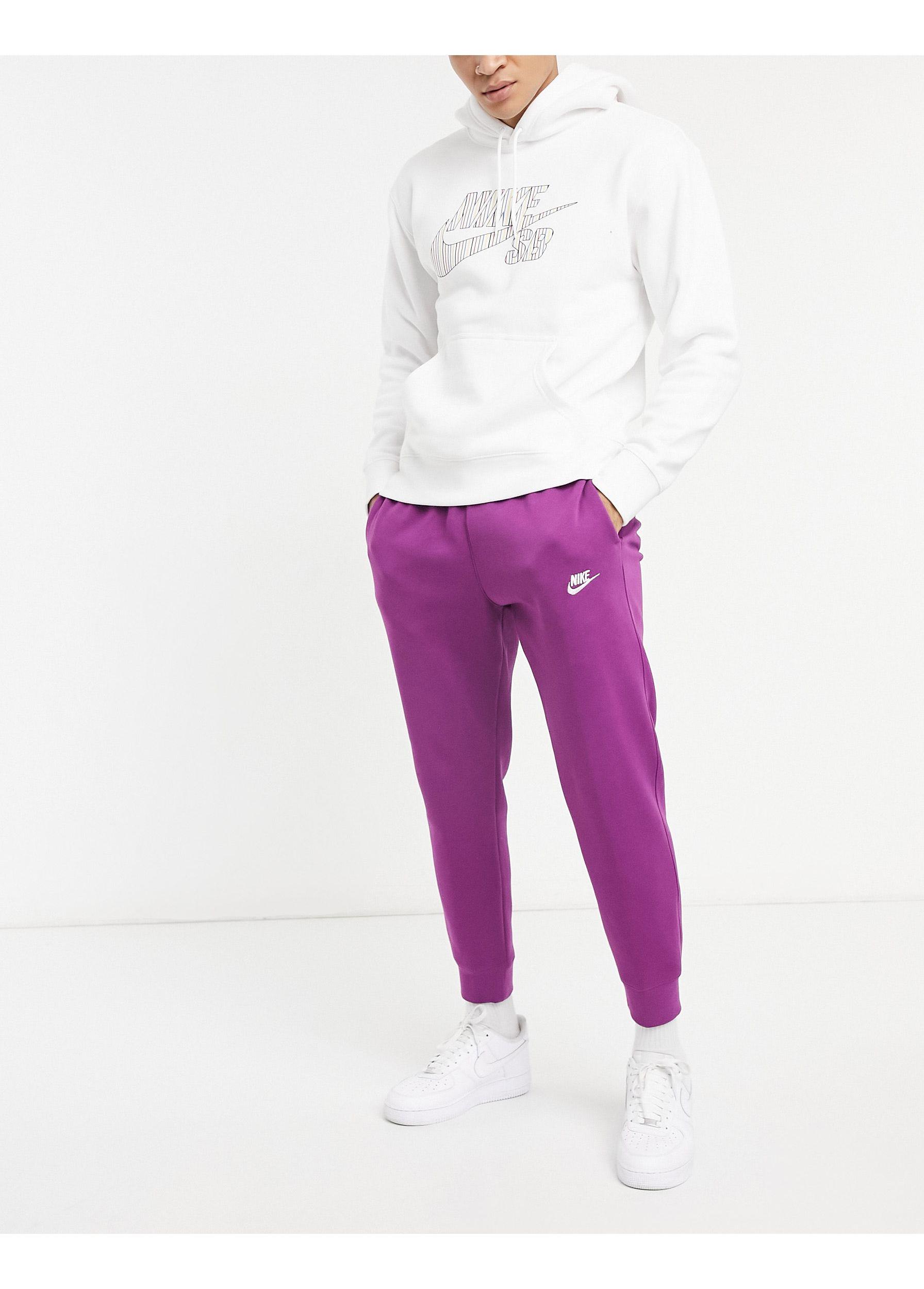Club - jogger à chevilles resserrées Nike pour homme en coloris Violet -  Lyst