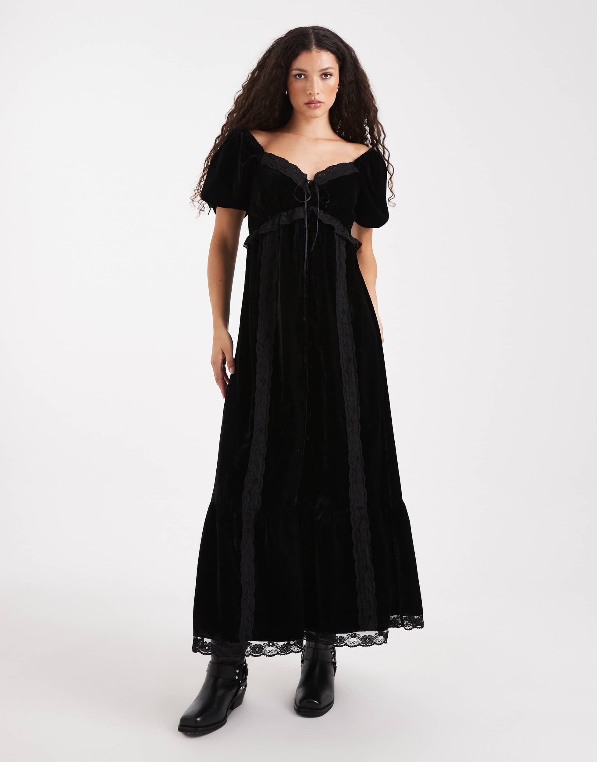 Designer Miss Selfridge Black Lace Dresses for Women - Up to 70% off | Lyst