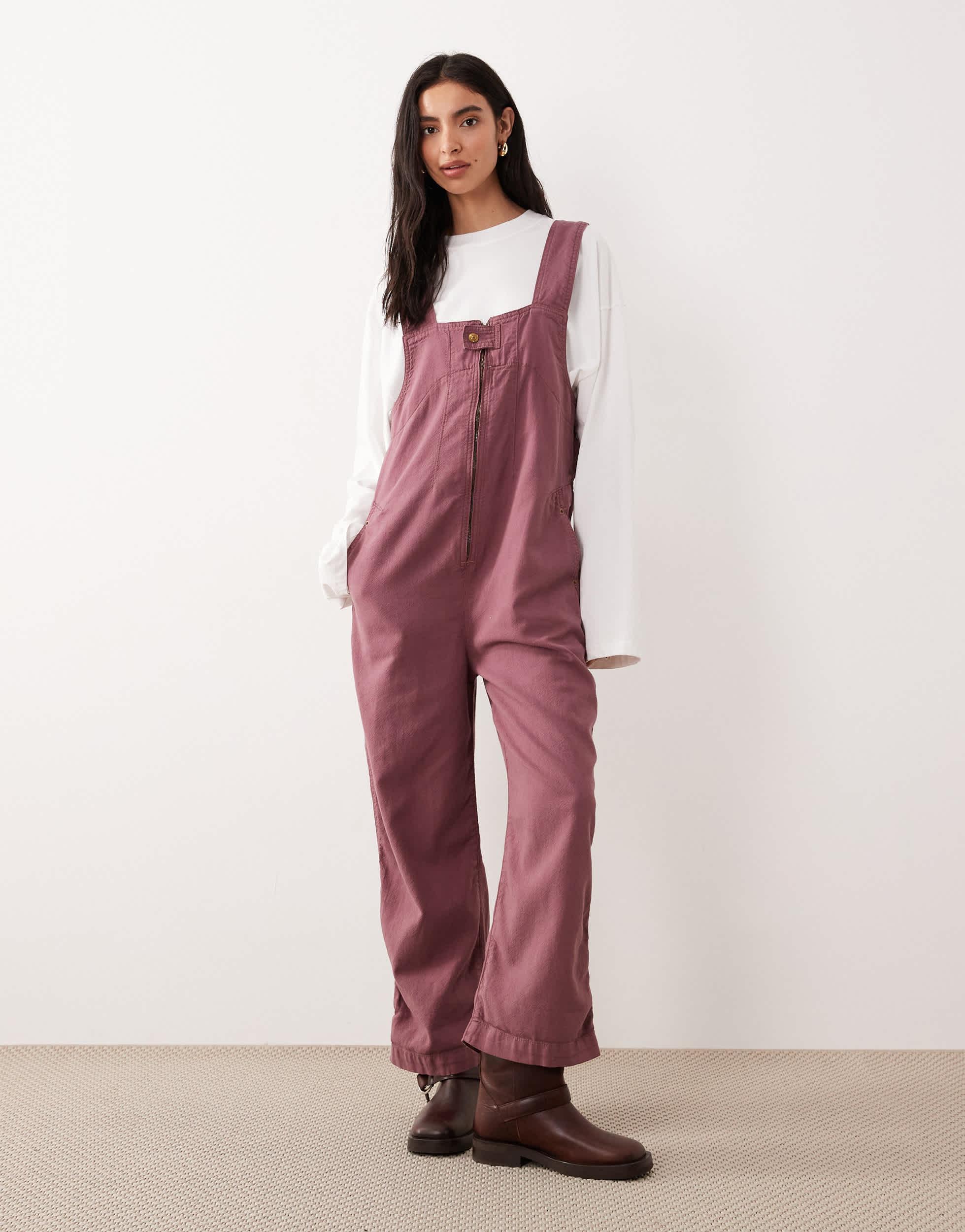Combinaison évasée Free People Neuve Avec étiquettes - Taille 6, Couleur Beige, Imprimé Multicolore