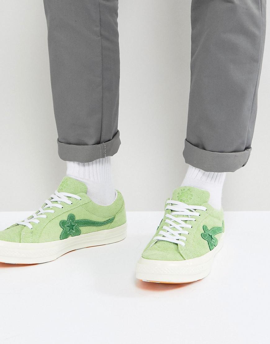 Converse X Tyler The Creator Golf Le Fleur One Star Suede Trainers In Green  1603267c | Lyst Canada