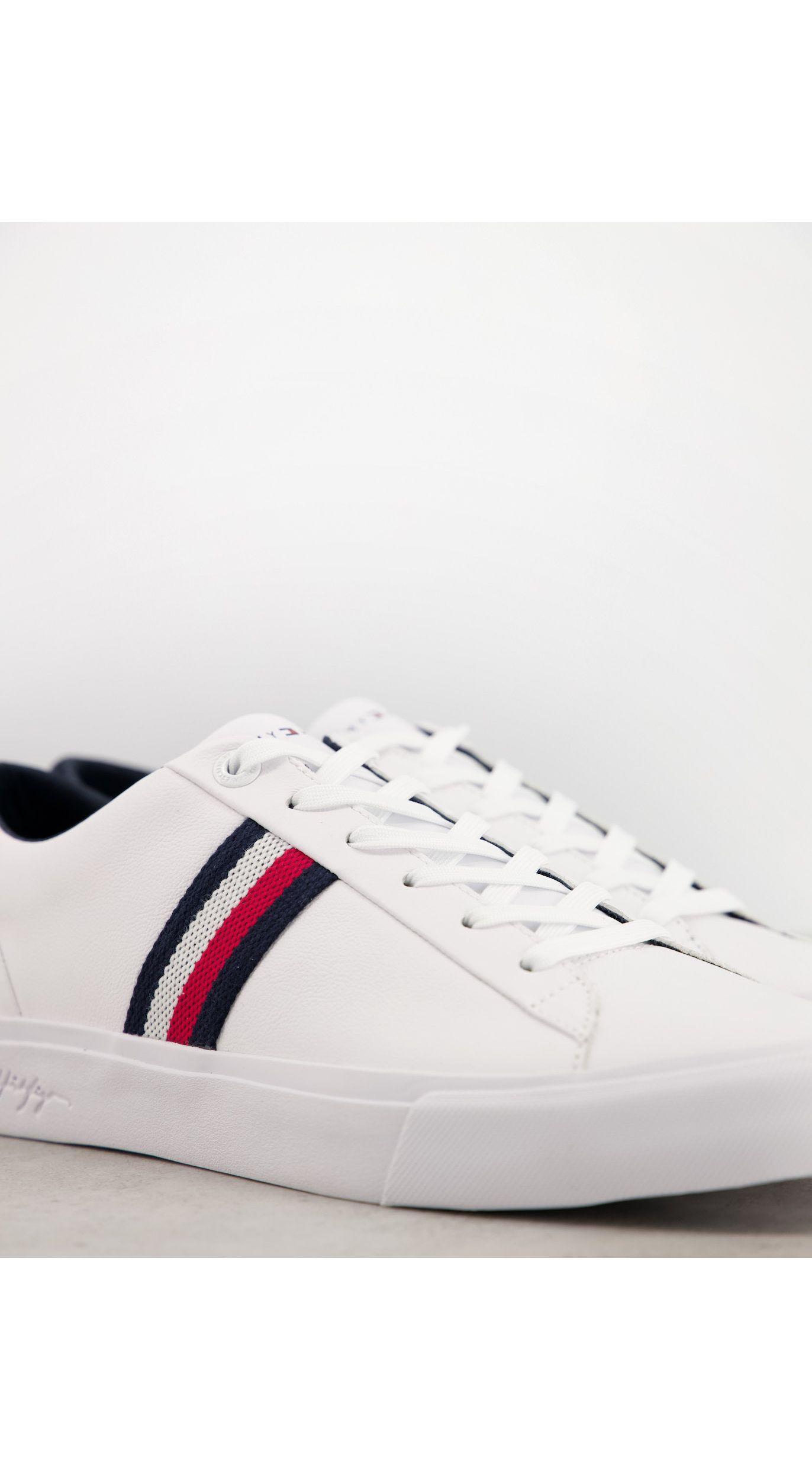 tommy corporate leather sneaker