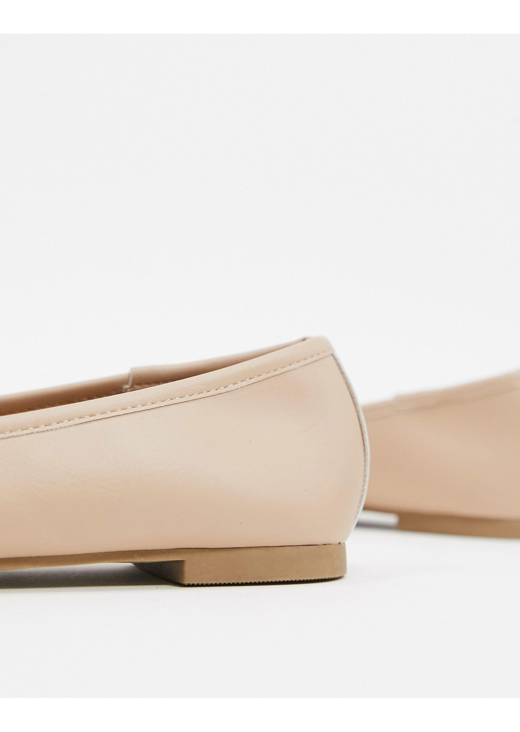 TOPSHOP Ballet Pumps in Beige (Natural) | Lyst