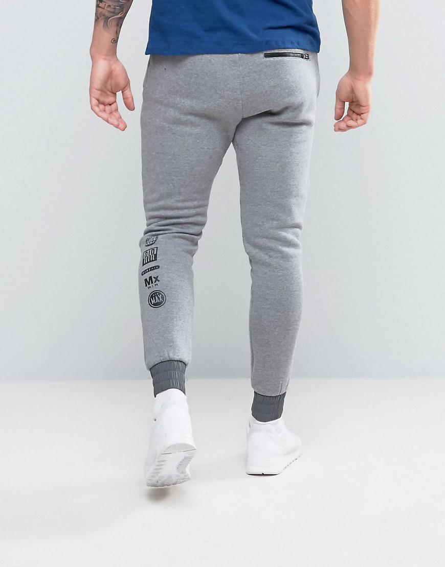 Nike Cotton Slim Joggers In Grey 805158091 in Grey for Men Lyst
