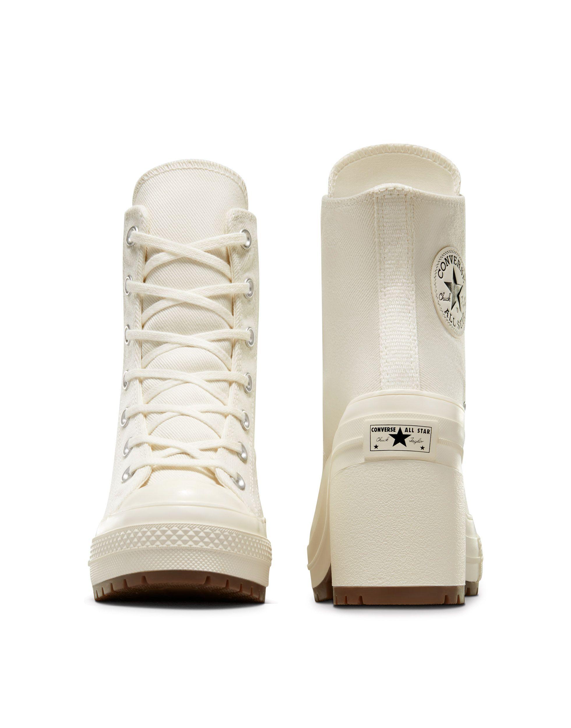 Converse Chuck Taylor 70s Deluxe Heeled Sneakers in White | Lyst