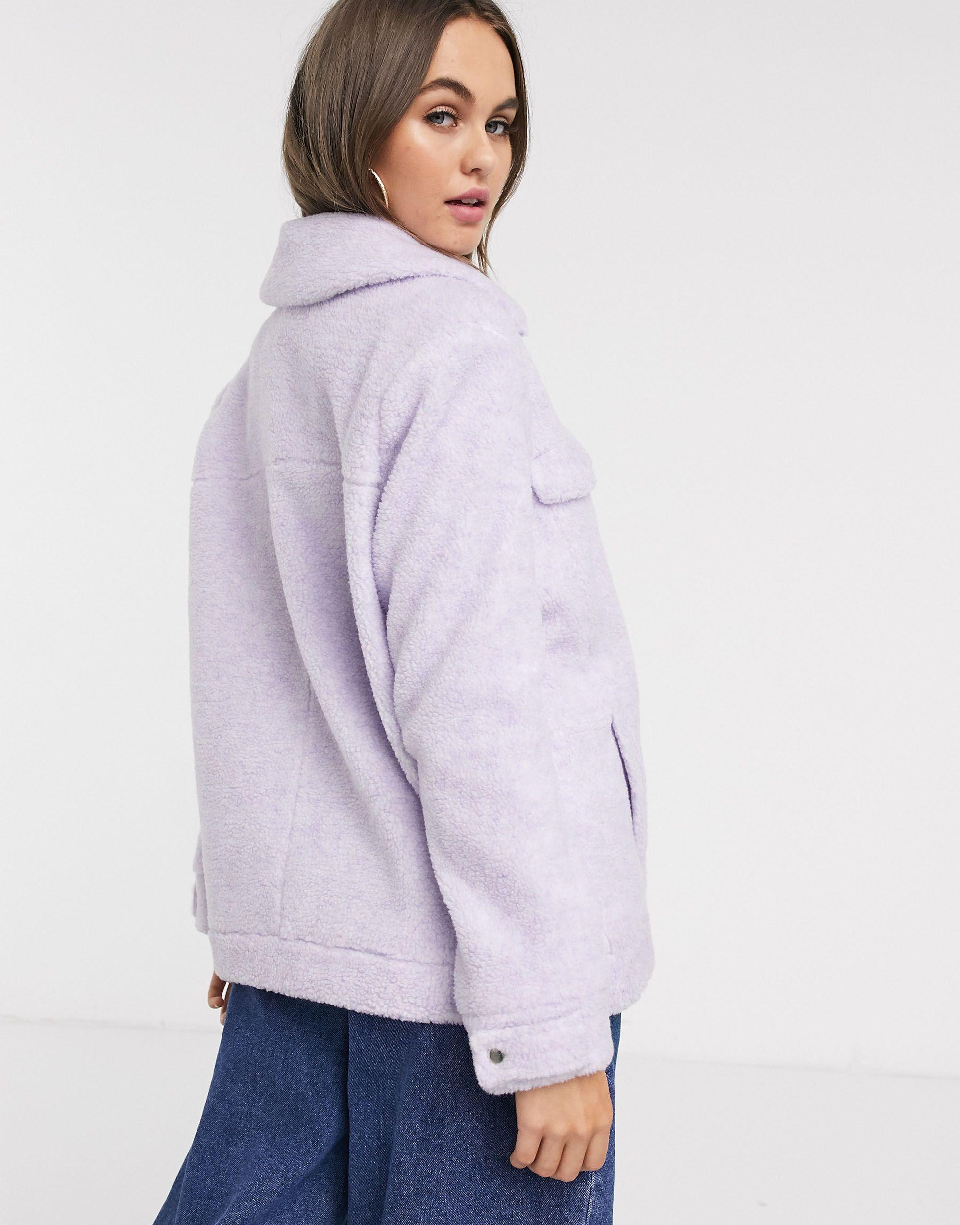 borg oversized jacket