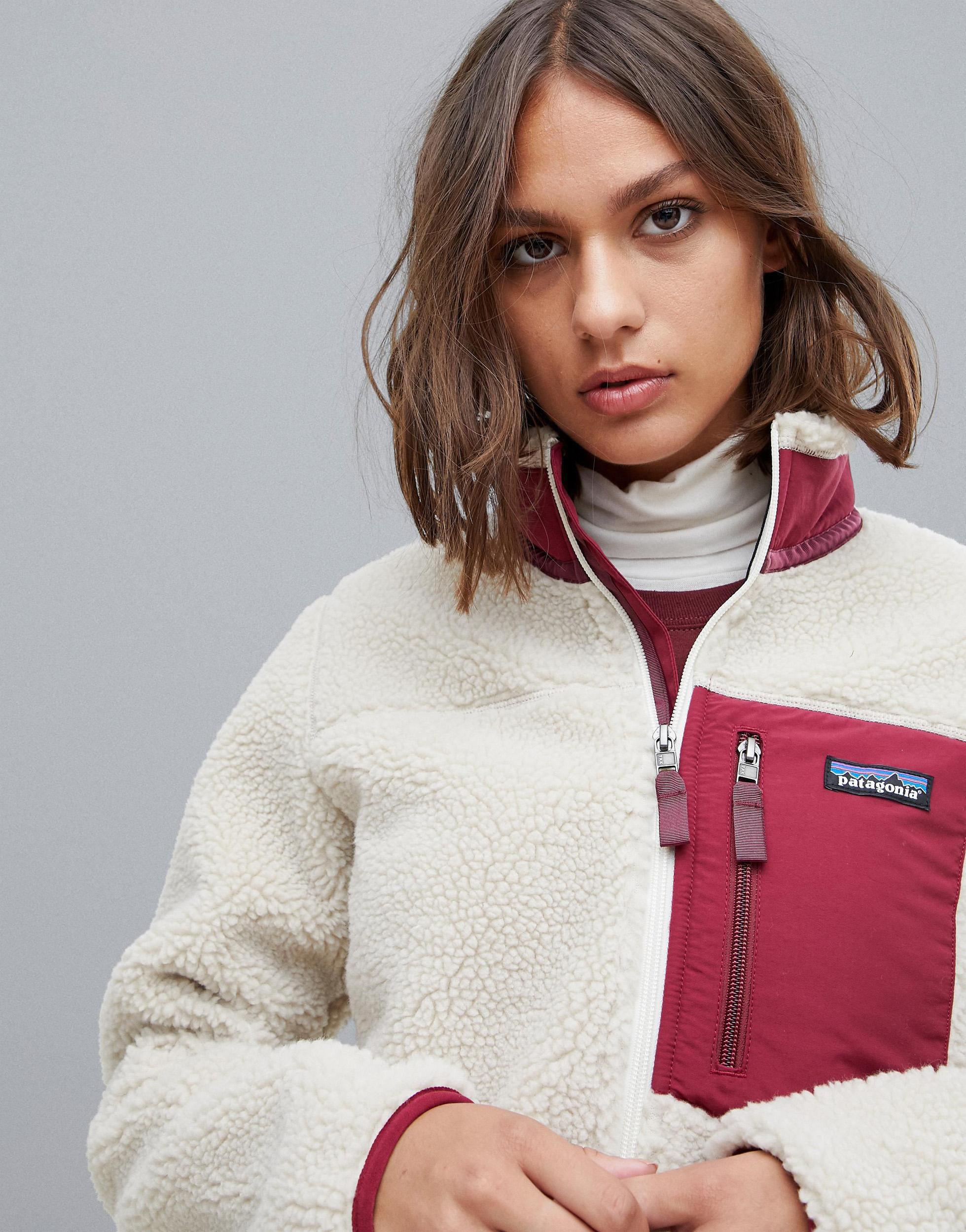 Patagonia Classic Retro-x Fleece Jacket In White | Lyst
