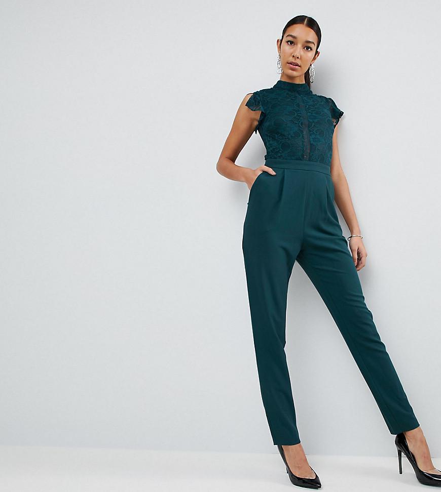 asos green jumpsuit