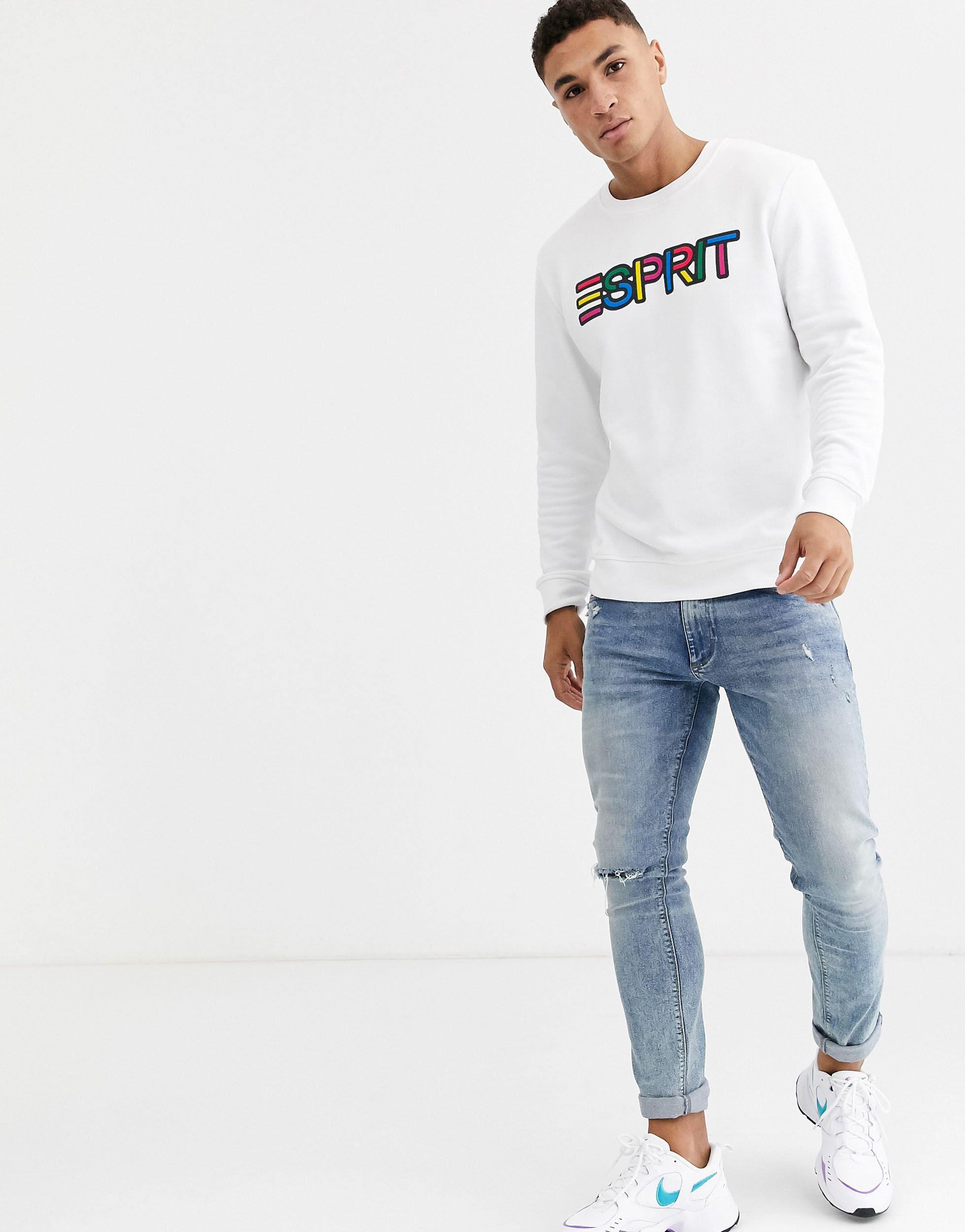 esprit logo sweatshirt