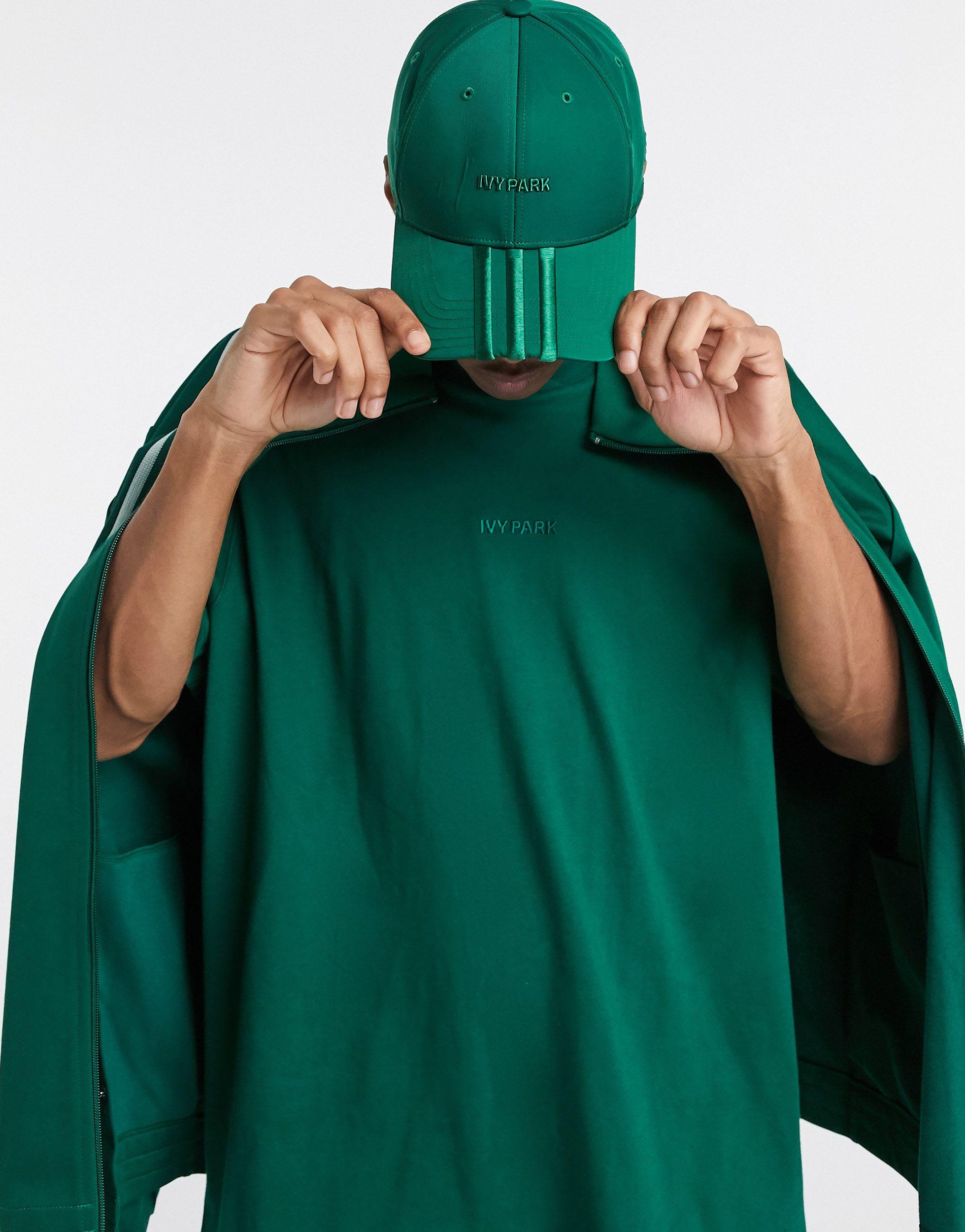 Adidas x - Cappello con visiera verde scuro di Ivy Park in Verde | Lyst