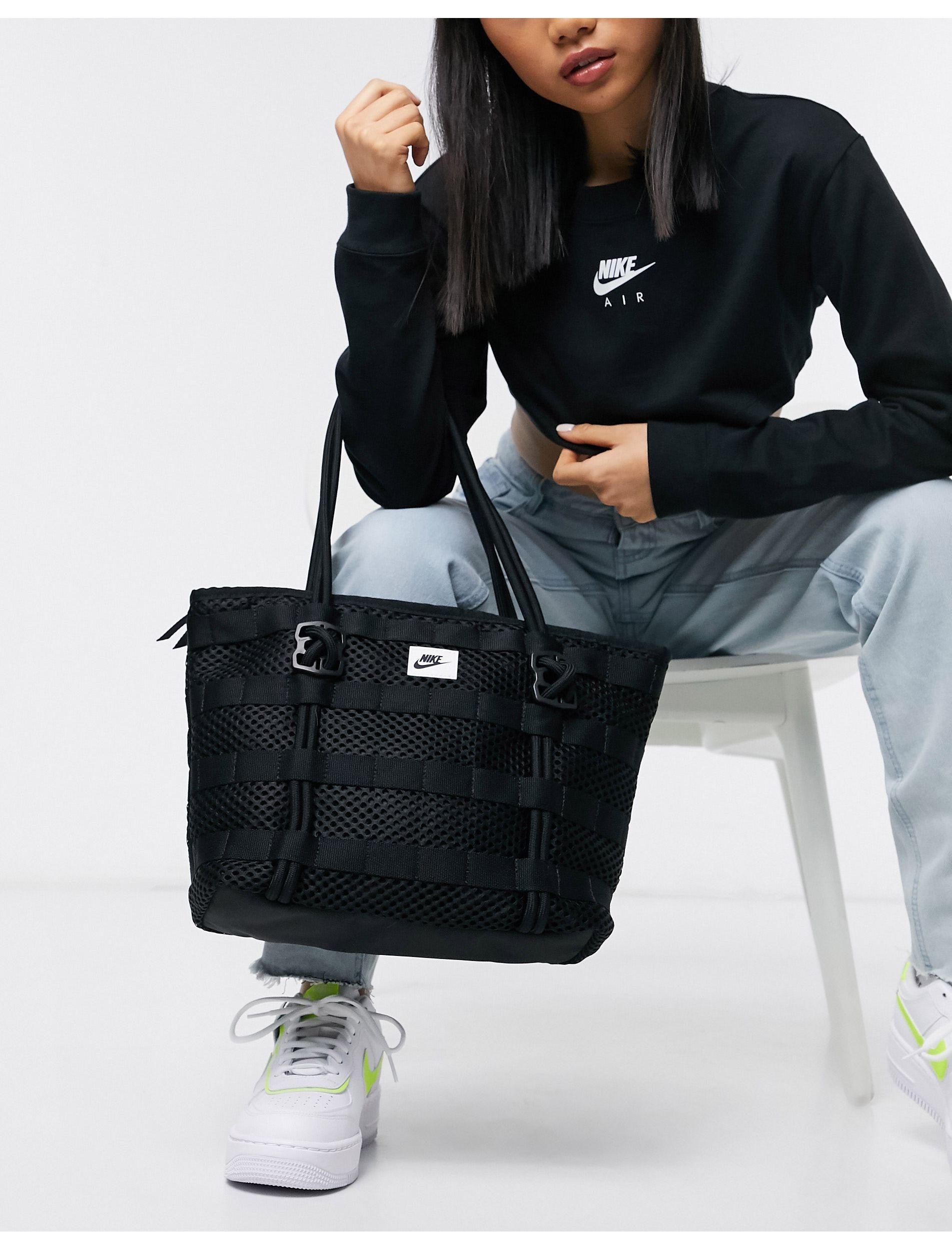 Nike Black Structured Premium Tote Bag | Lyst